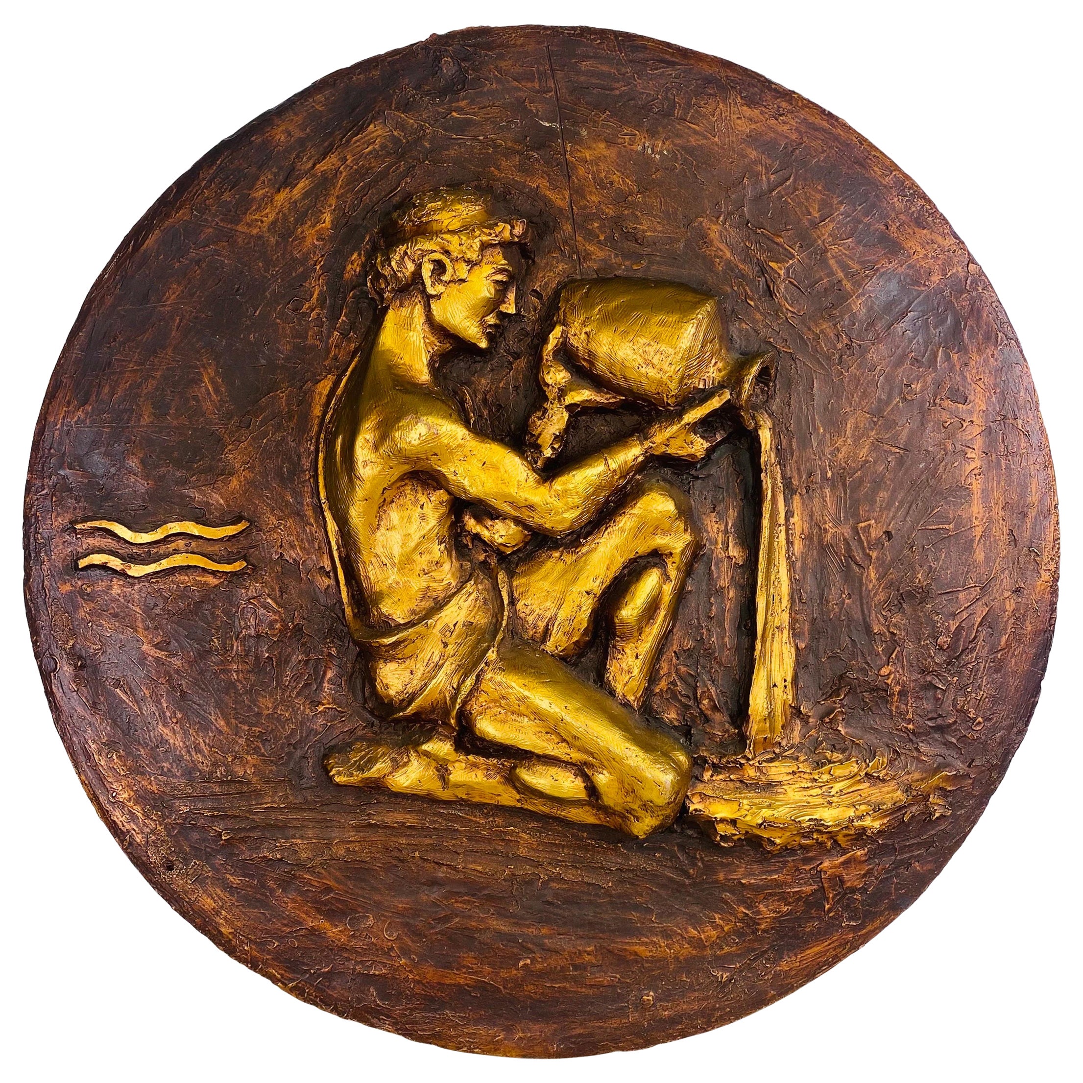 Scultura da parete in stile classico moderno di metà secolo. in vendita