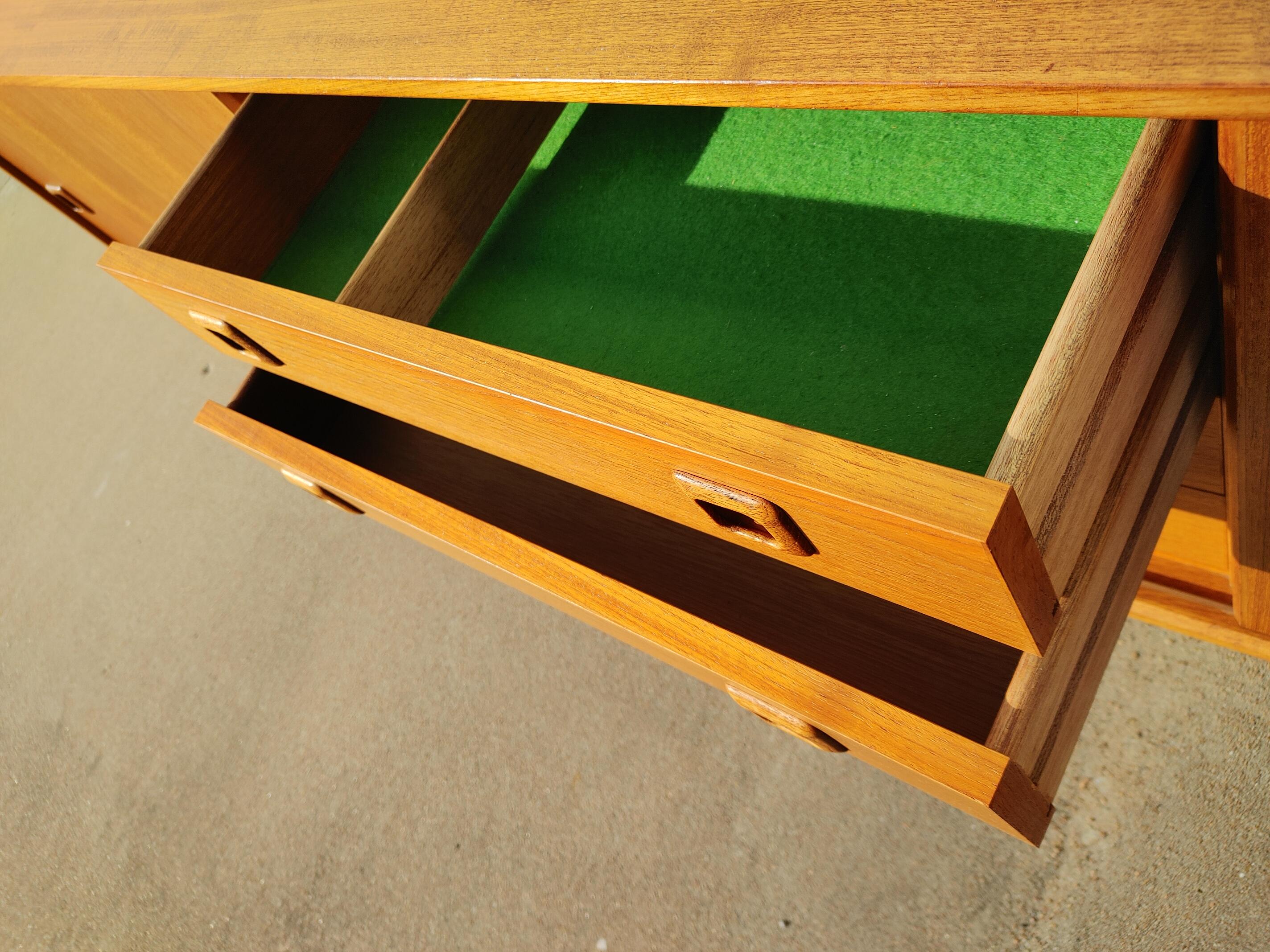 Mid Century Modern Clausen & Son Teak Sideboard For Sale 6