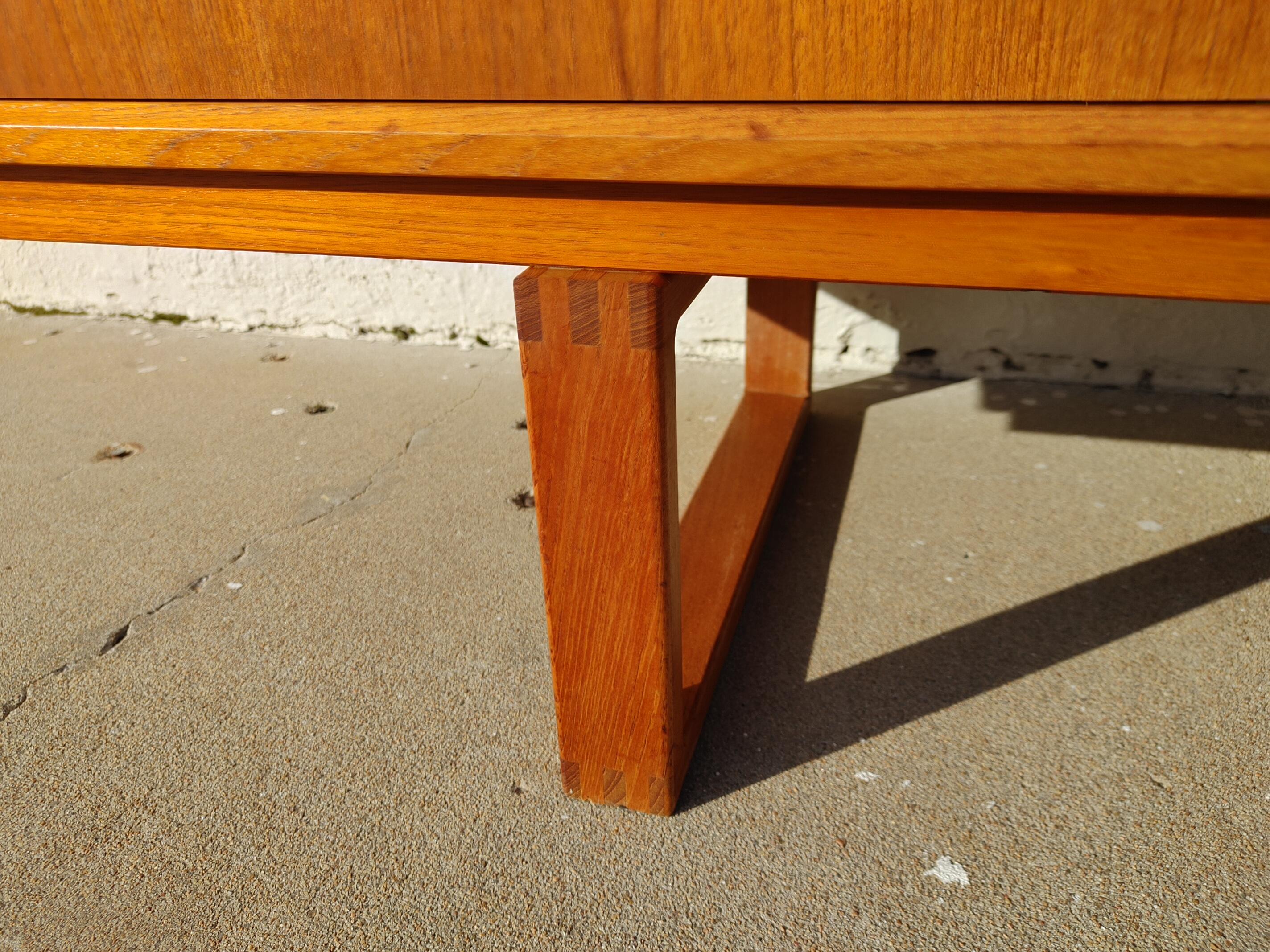 Mid Century Modern Clausen & Son Teak Sideboard For Sale 7