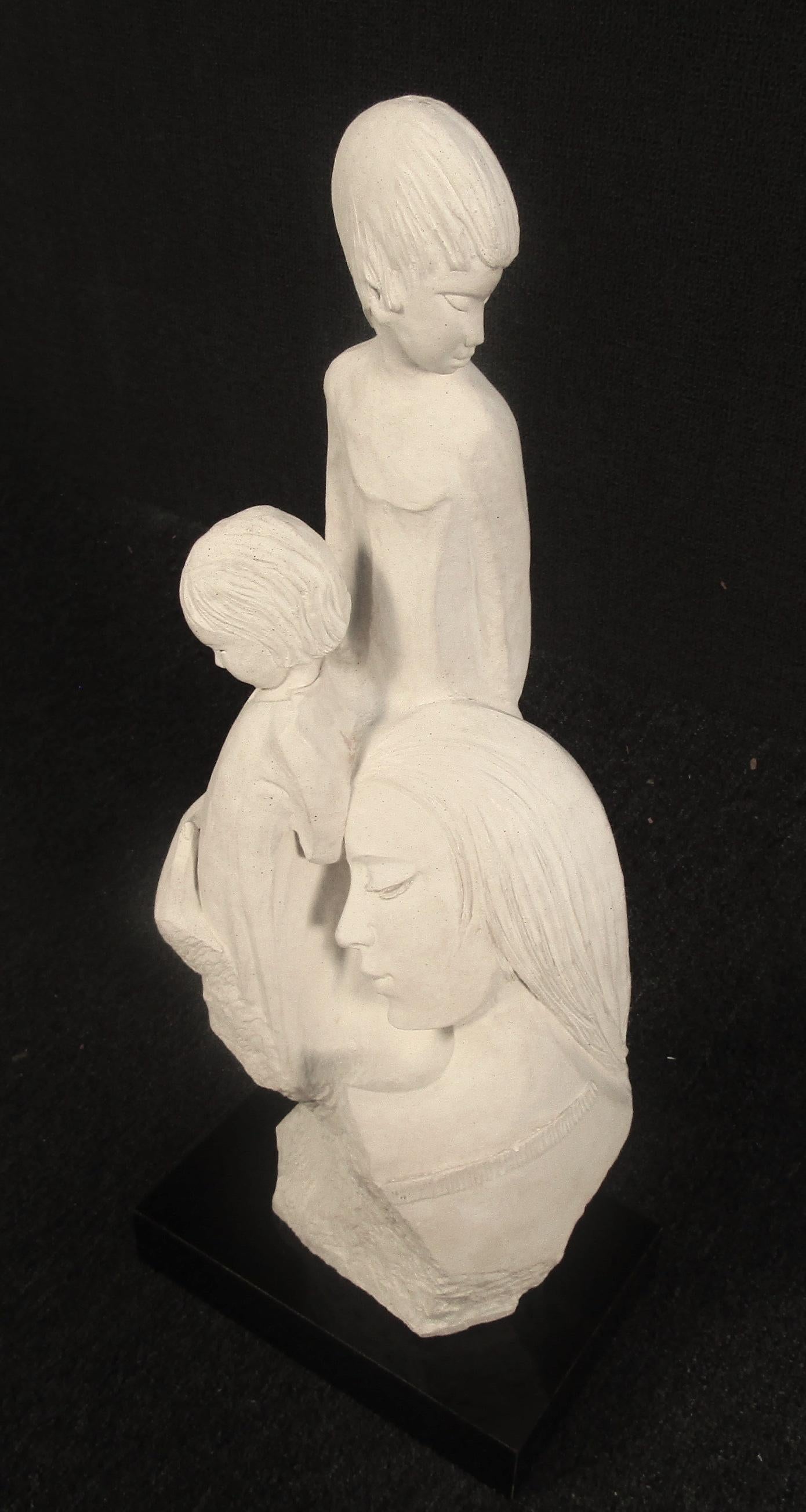 20th Century Mid-Century Modern Clay Style Sculpture For Sale