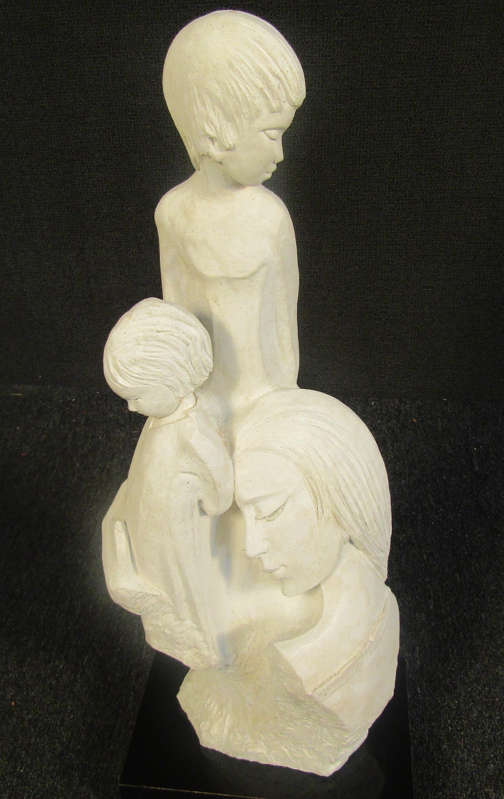 Mid-Century Modern Clay Style Sculpture For Sale 3
