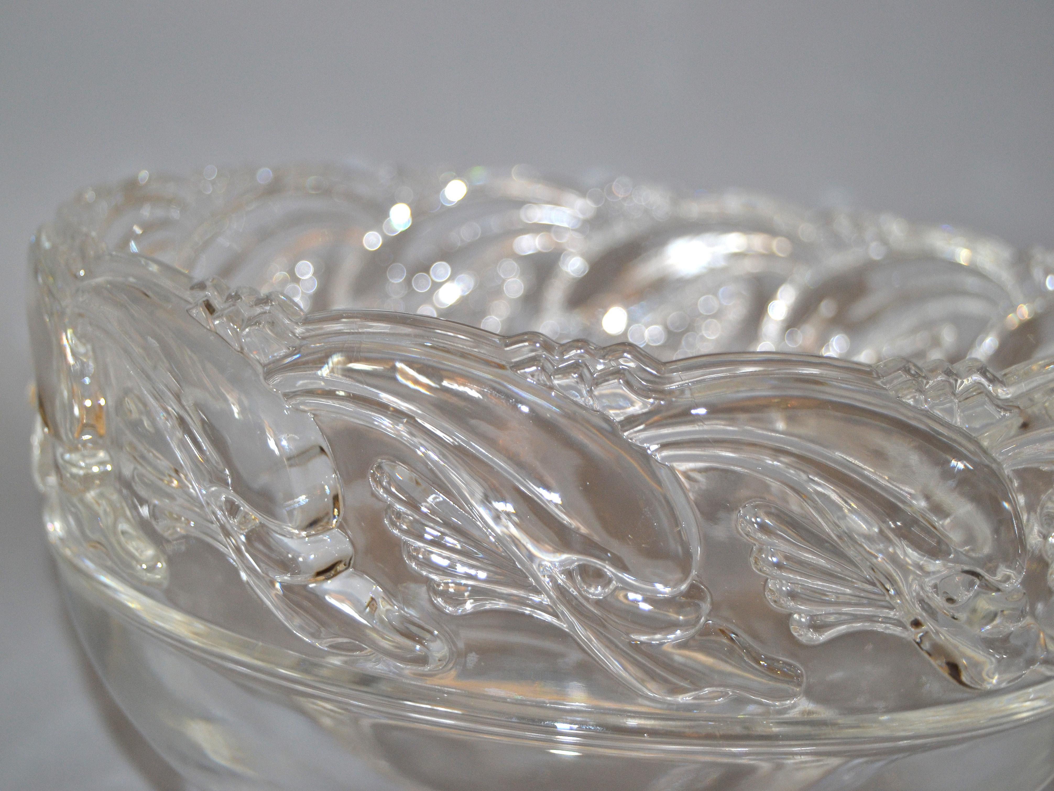 tiffany and co glass bowl