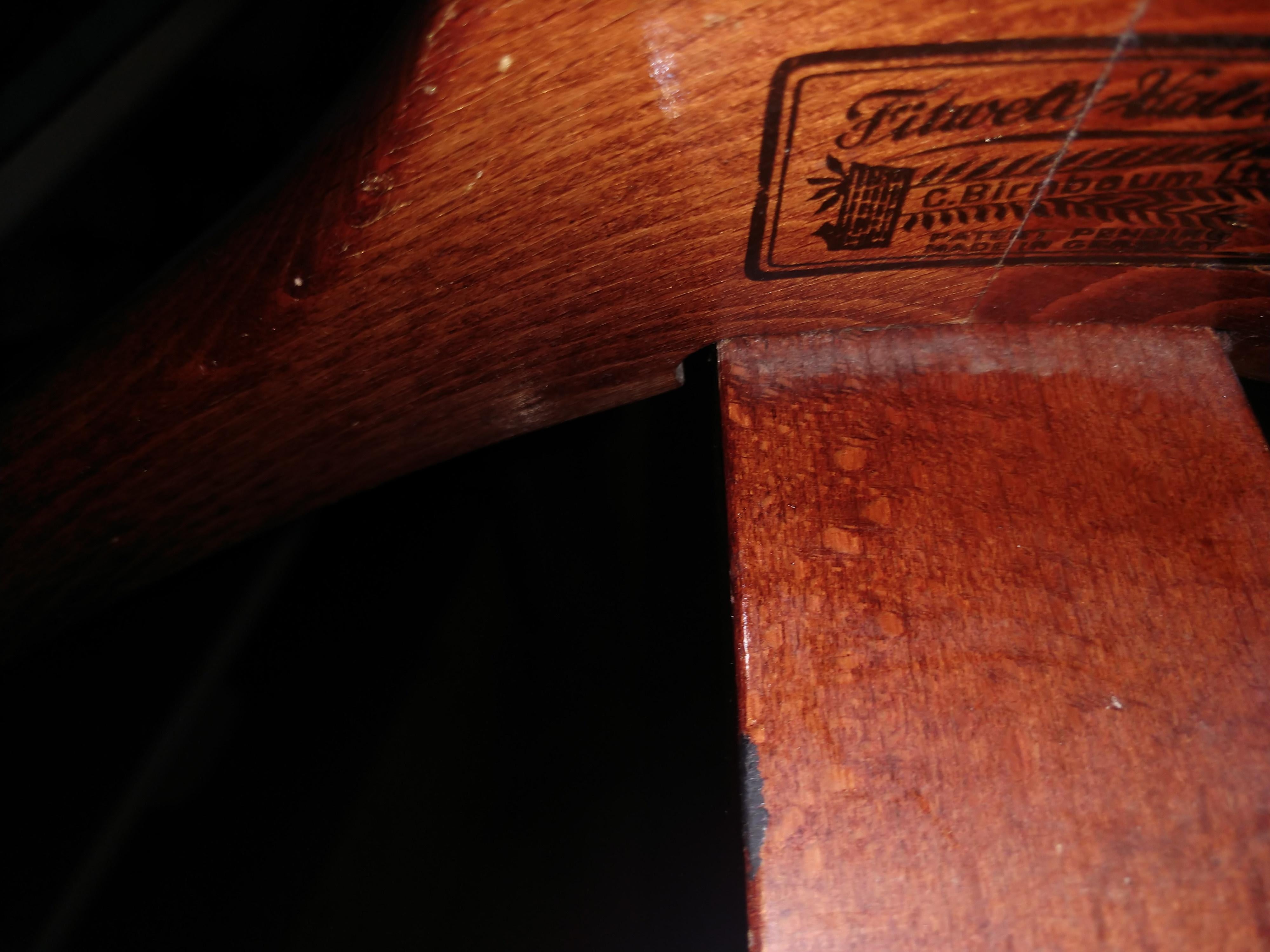 Mid-Century Modern Clothing Valet Mahogany For Sale 1
