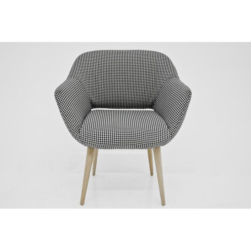 Danish Mid-Century Modern Club Chair with Footstool