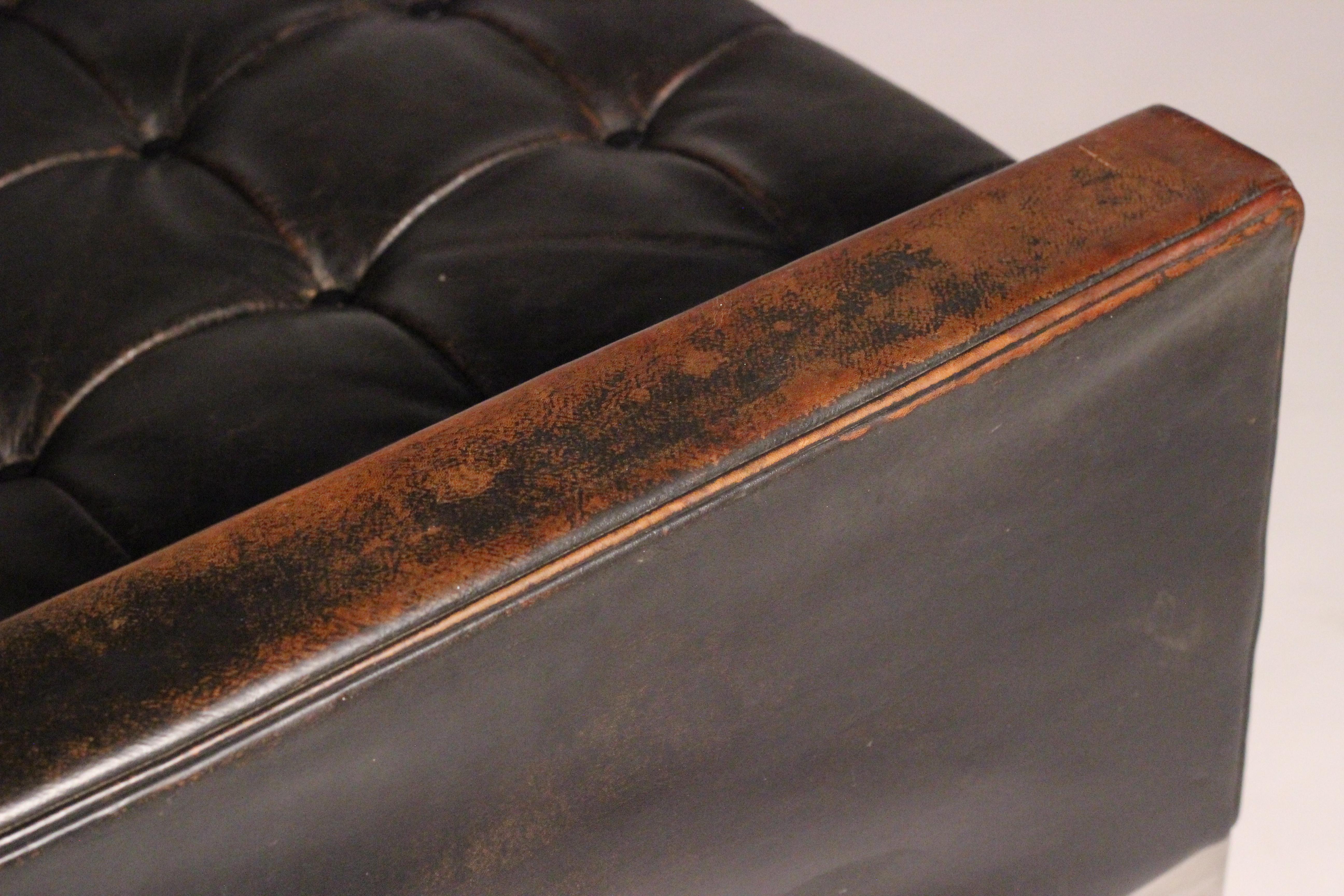 Mid-20th Century Mid-Century Modern Club Leather Armchair by British Designer Robin Day
