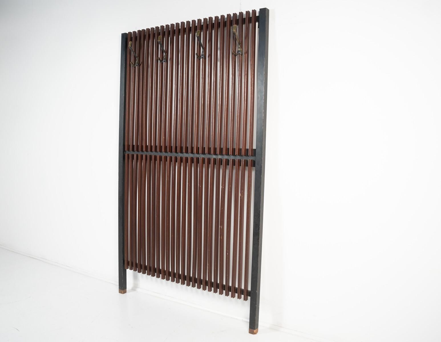 Wood Mid-Century Modern Coat Hanger, Italy, 1950s For Sale