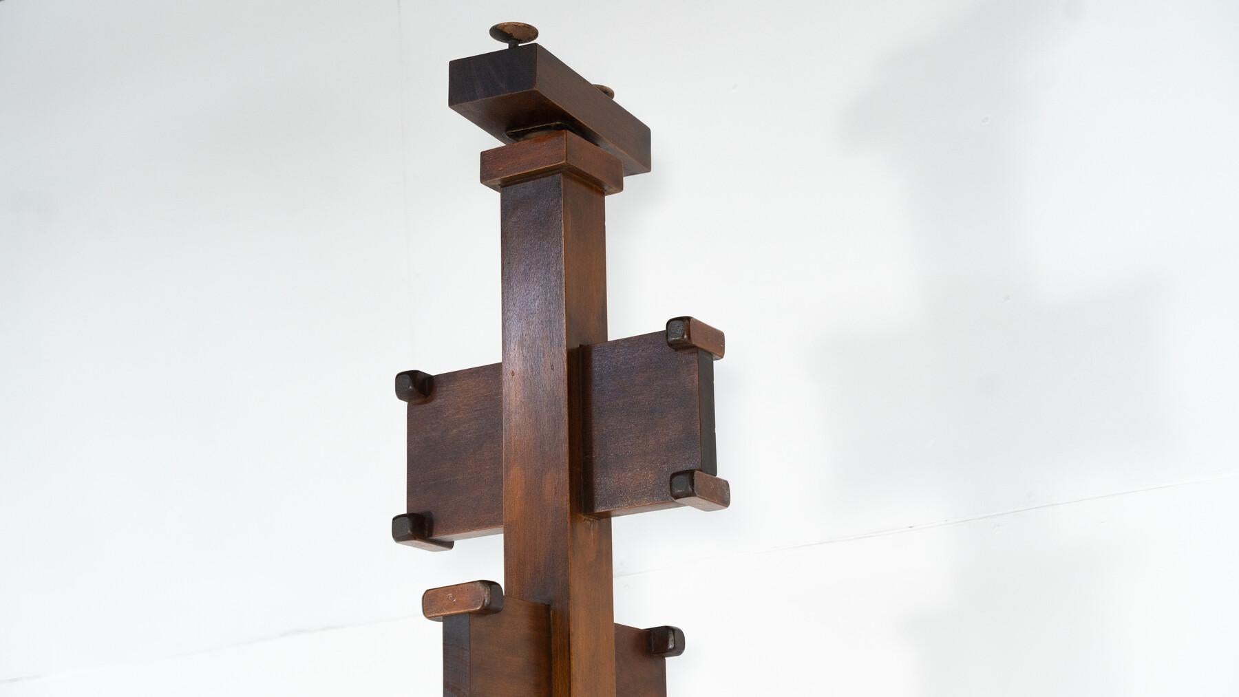 Appendiabiti moderno di metà secolo di Giuseppe Rivadossi, Italia, anni '70 in vendita 2