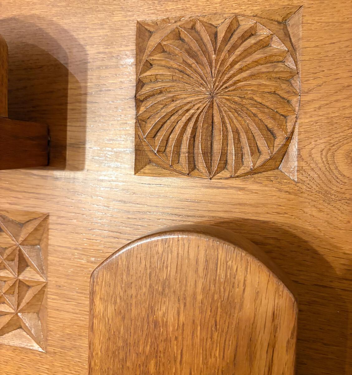 Legno Appendiabiti moderno di metà secolo di Rivadossi, anni '70 in vendita