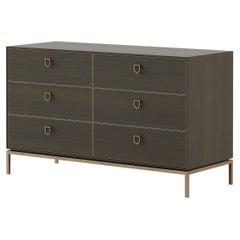 Mid-Century Modern Cocktail Chest of Drawers Made with Mate Oak by Stylish Club
