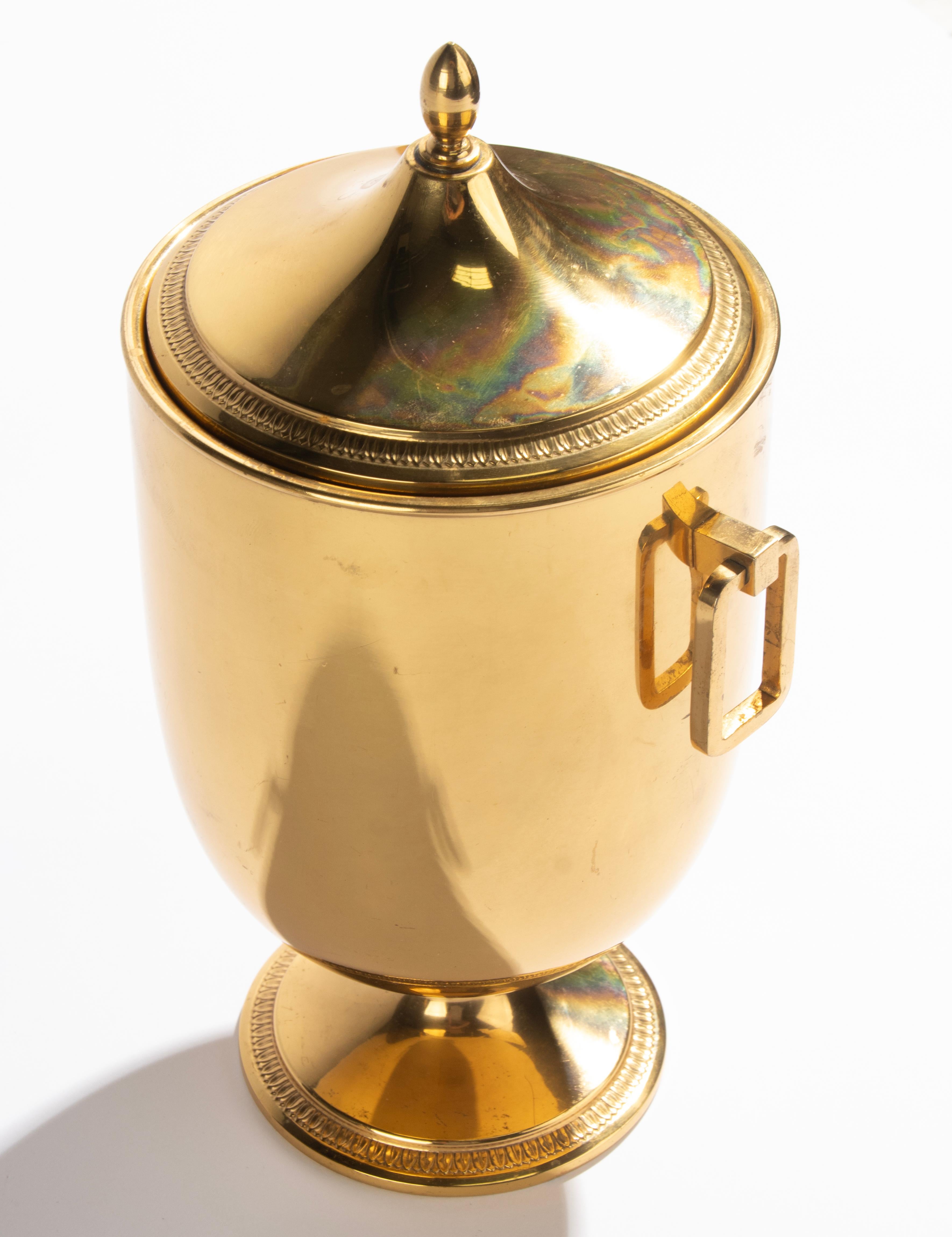 Coctelera y cubitera modernas de mediados de siglo - Aldo Tura para Macabo en venta 8