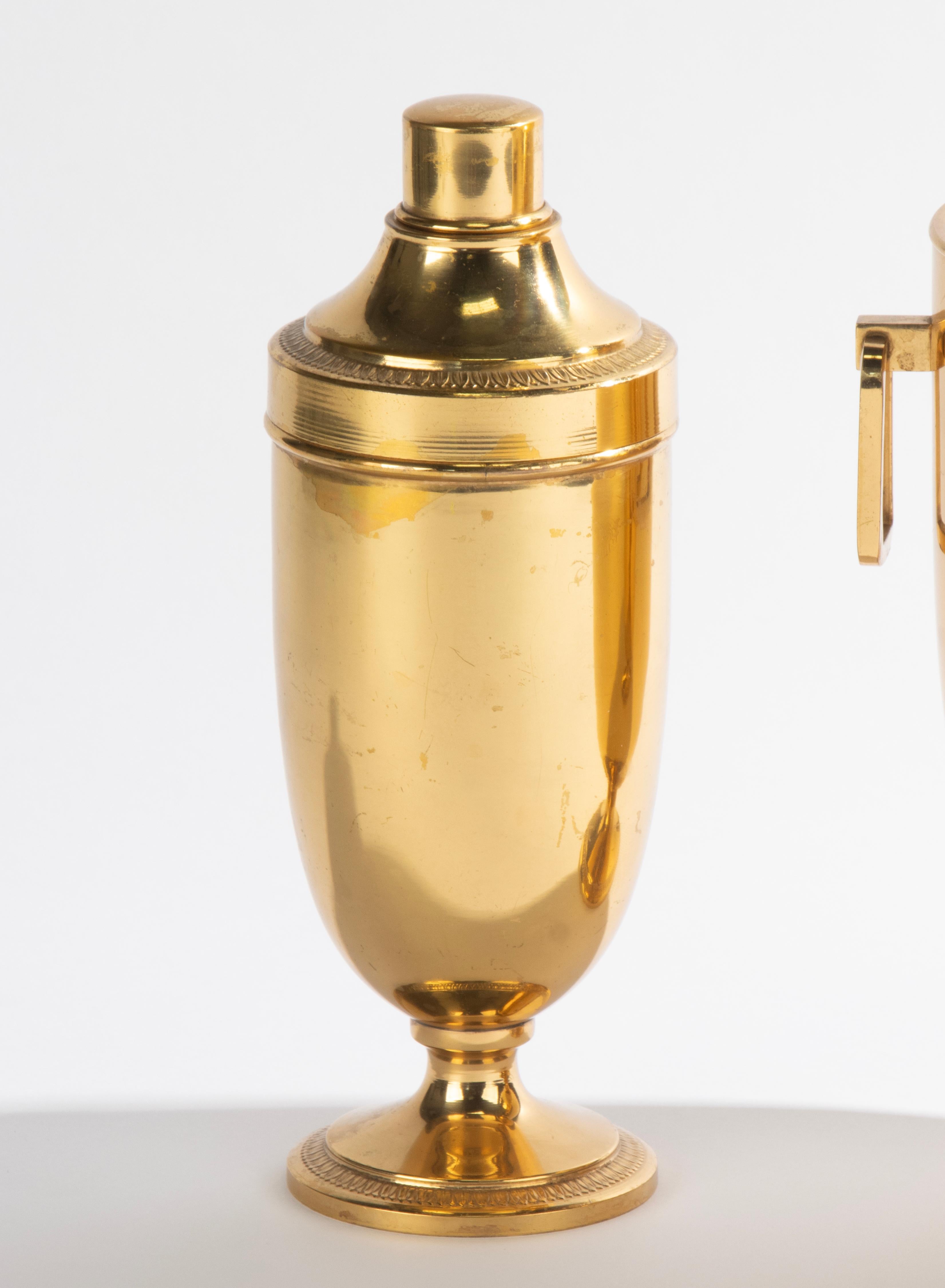 Coctelera y cubitera modernas de mediados de siglo - Aldo Tura para Macabo Italiano en venta