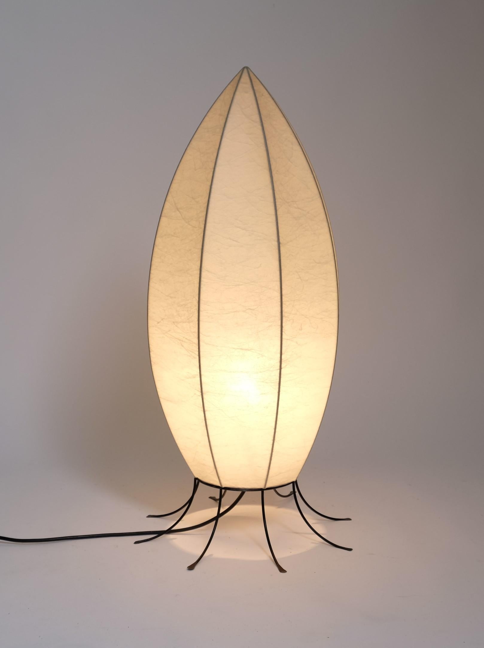 Mid-Century Cocoon Floor Lamp Rocket, Italy 1960s For Sale 6