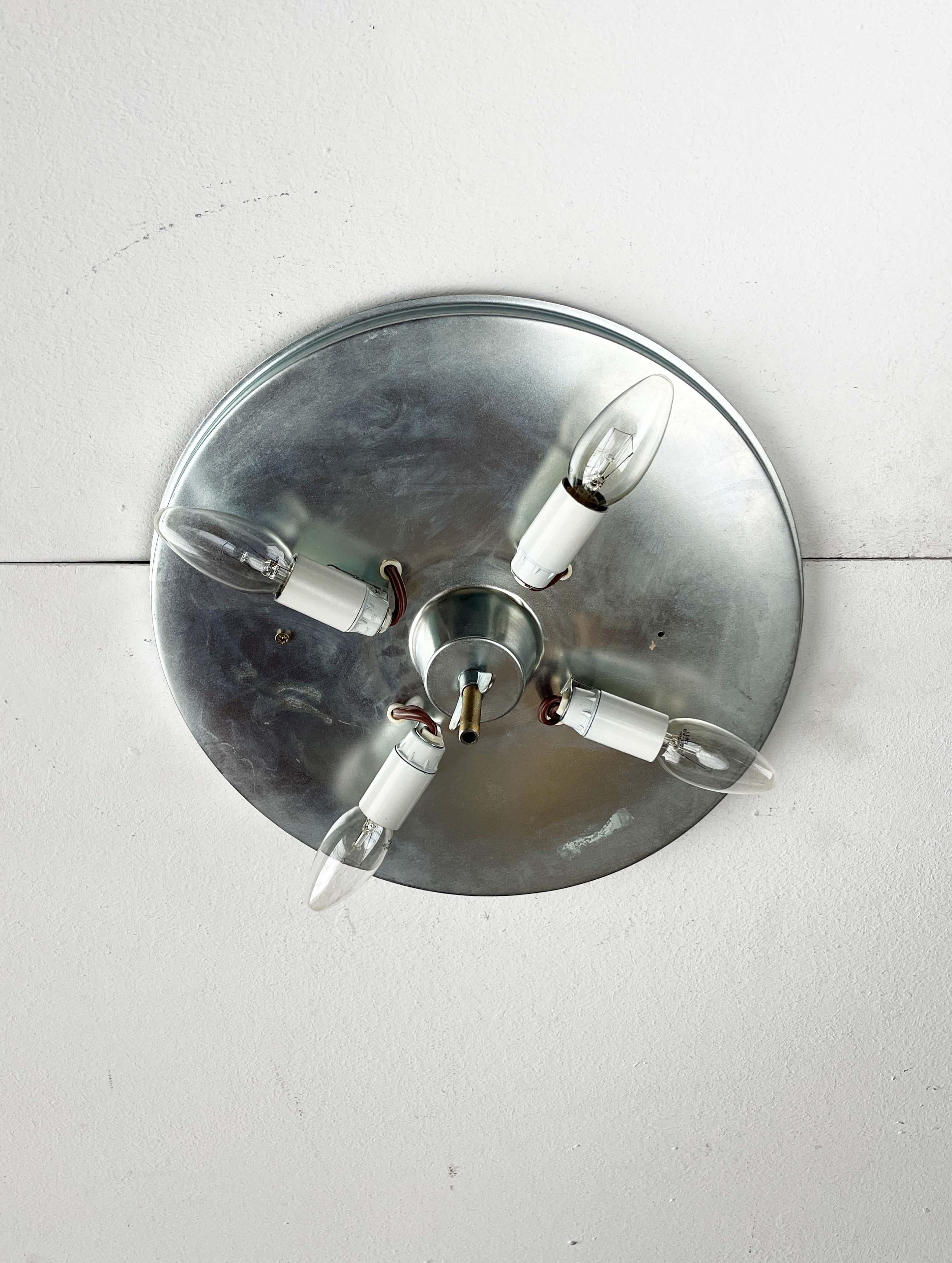 Florero moderno de mediados de siglo Friedel Wauer Goldkant Leuchten, años 60 en venta 9