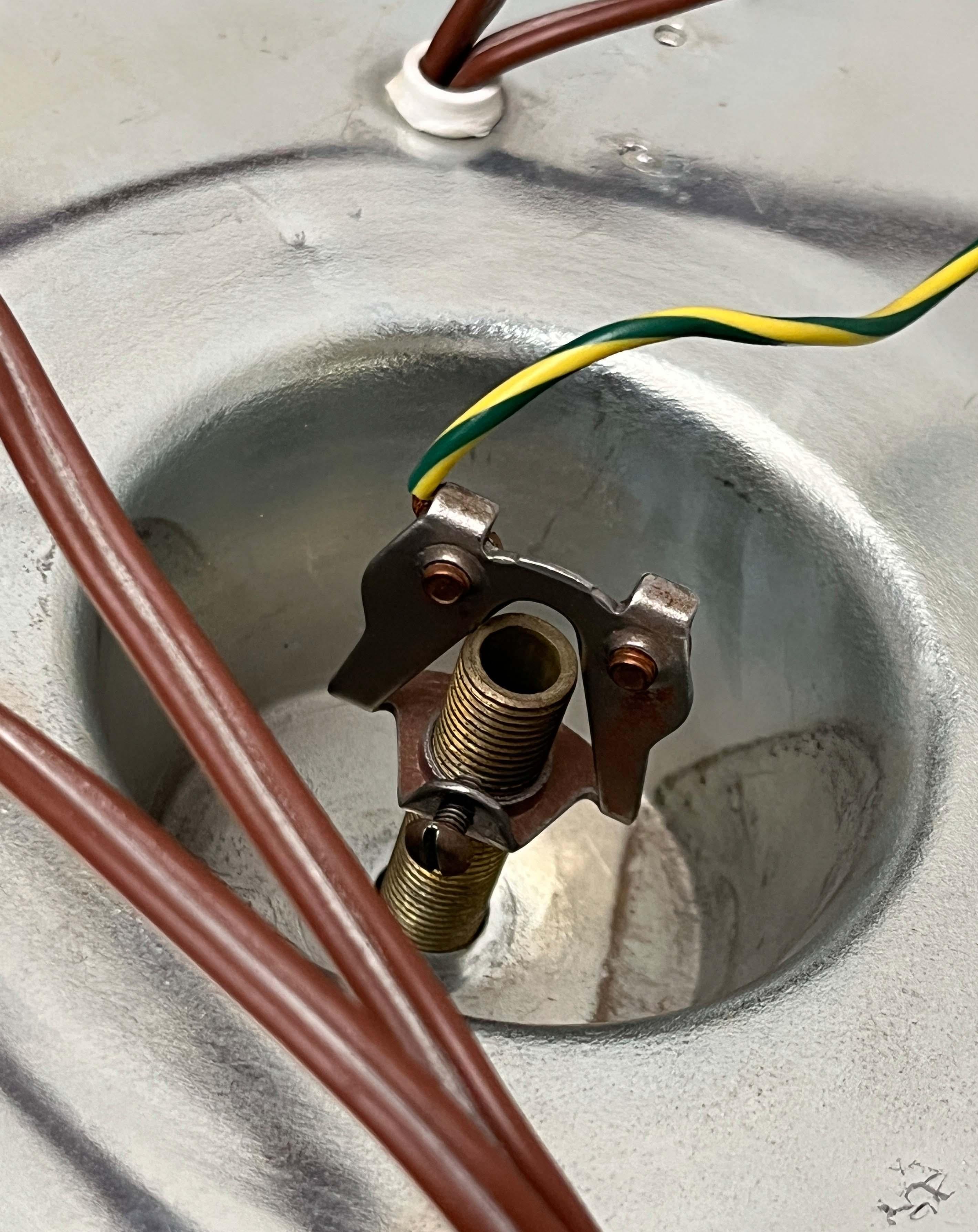 Florero moderno de mediados de siglo Friedel Wauer Goldkant Leuchten, años 60 en venta 13