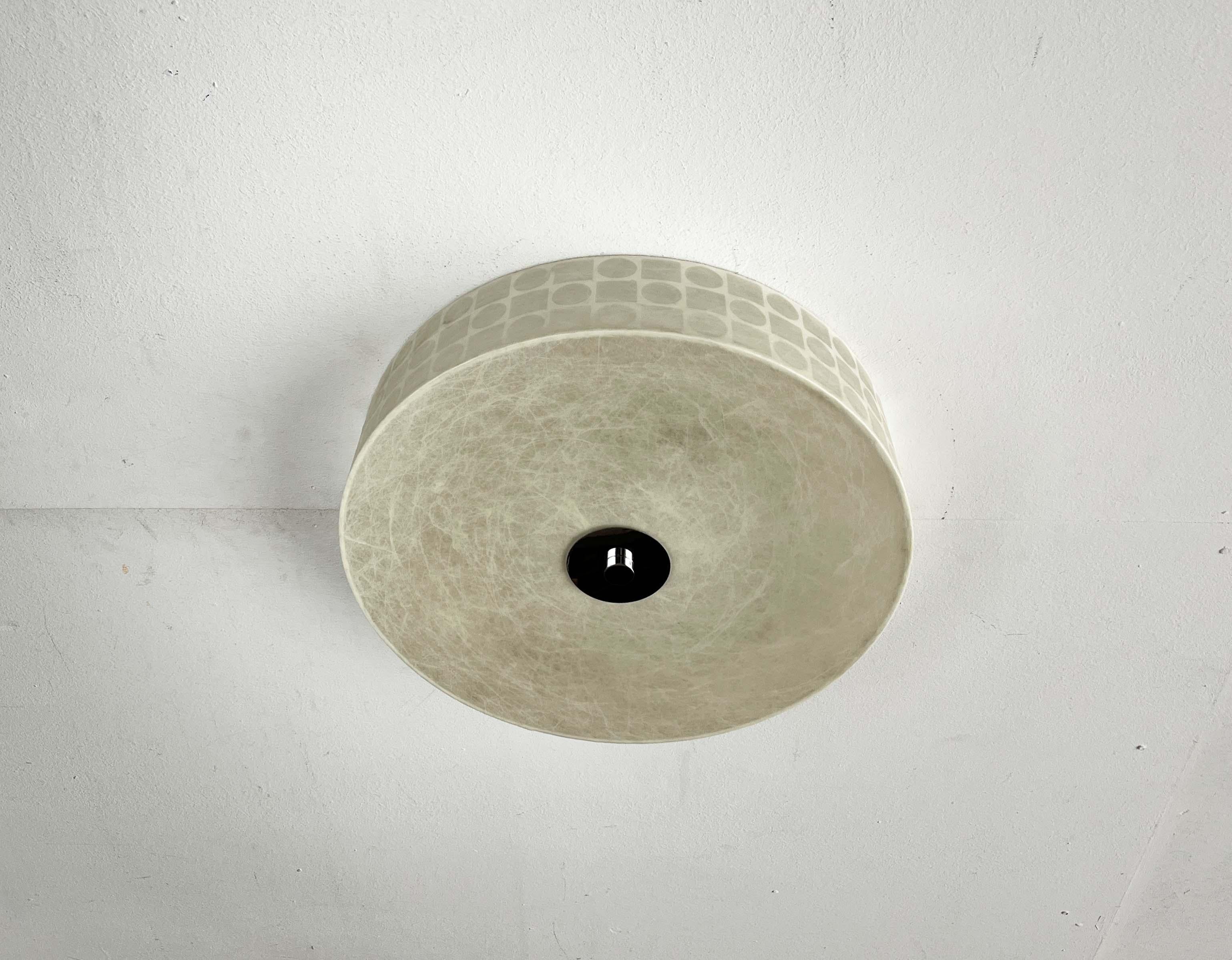 Florero moderno de mediados de siglo Friedel Wauer Goldkant Leuchten, años 60 Alemán en venta