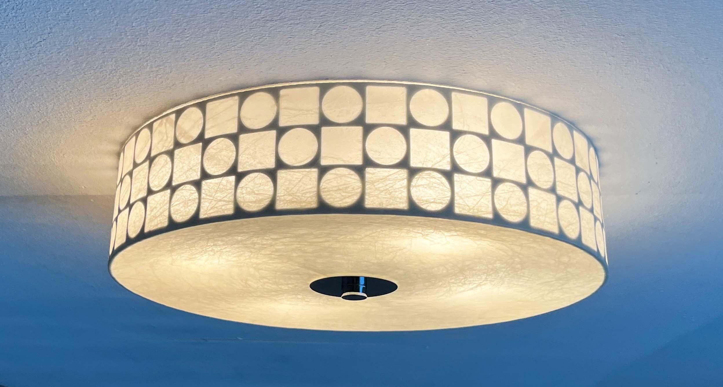 Florero moderno de mediados de siglo Friedel Wauer Goldkant Leuchten, años 60 en venta 1