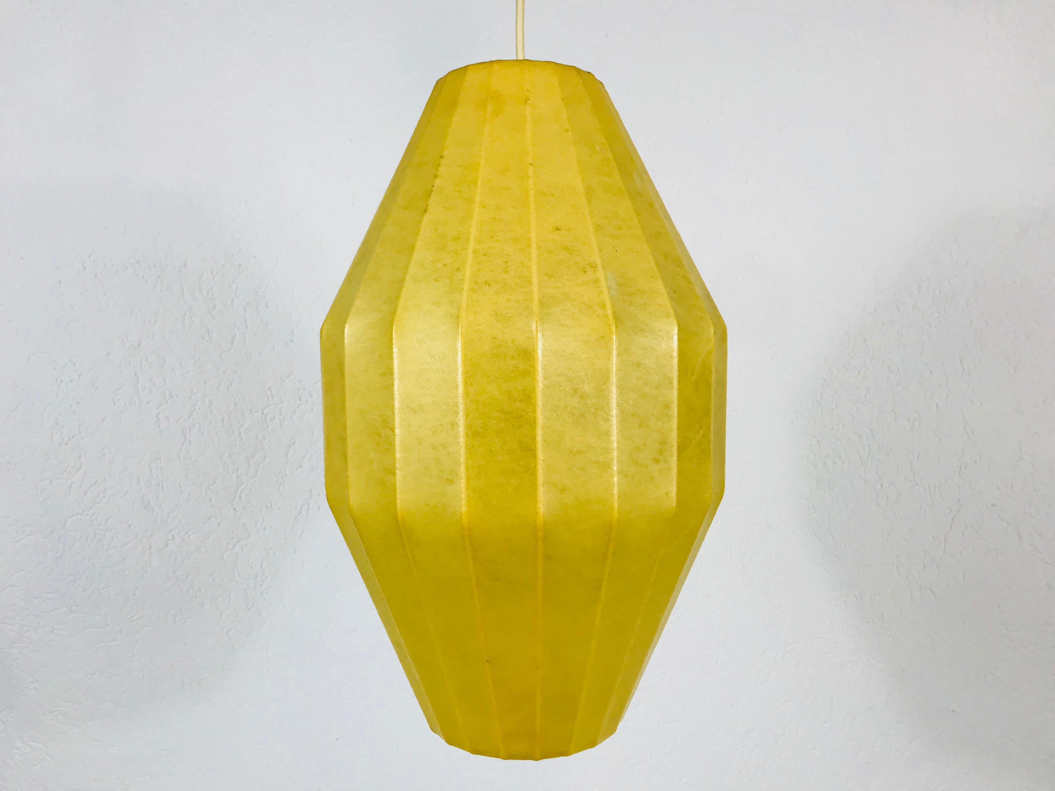 Mid-Century Modern Cocoon Pendant Lamp, 1960s, Italy 3