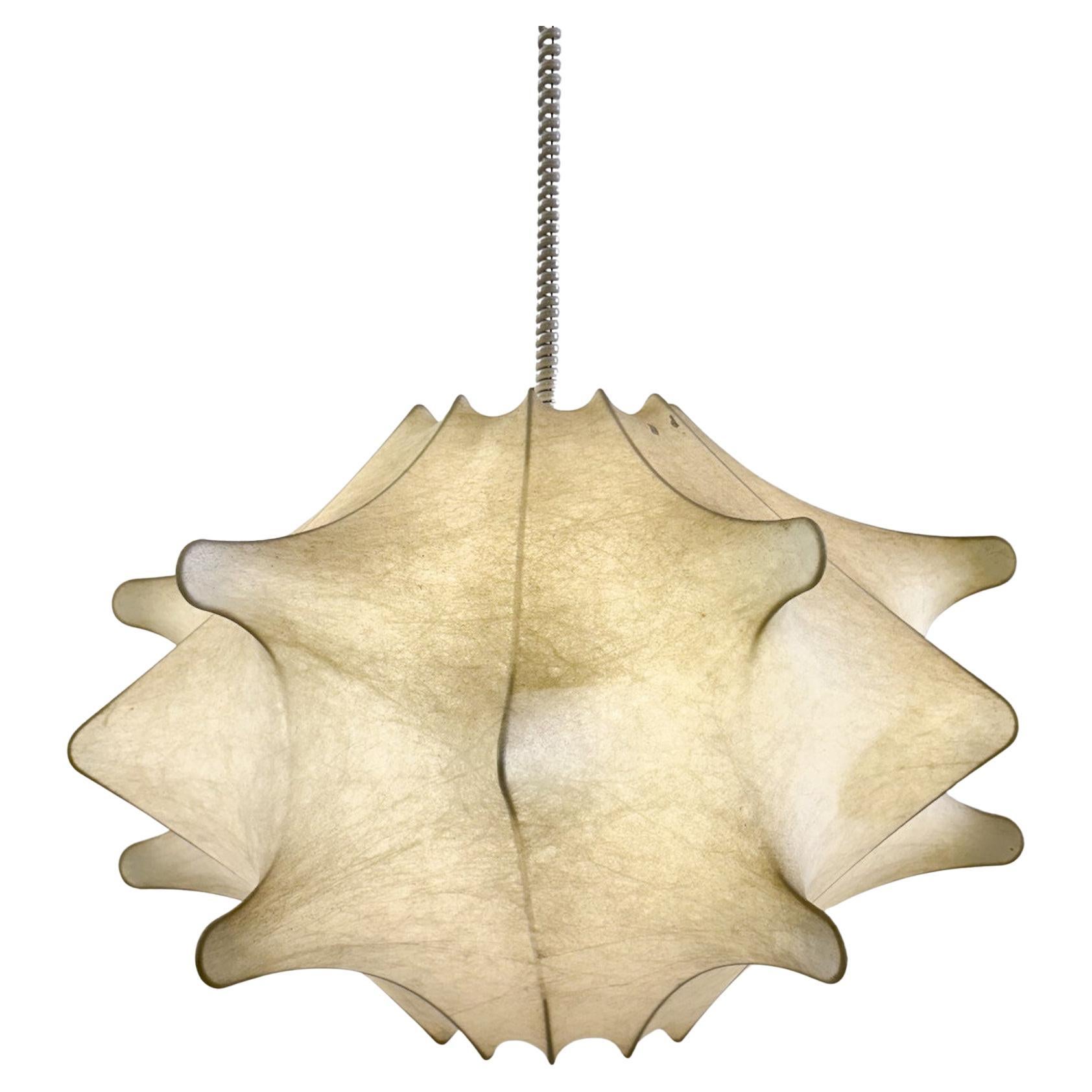 Mid-Century Modern Cocoon Pendant Lamp, Italy, 1970s For Sale