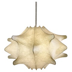 Mid-Century Modern Cocoon Pendant Lamp, Italy, 1970s Mid-Century Modern Cocoon Pendant Lamp, Italy, 1970s