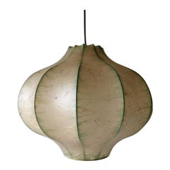 Mid-Century Modern Cocoon Pendant Lamp Style of Achille Castiglioni, 1960s Italy