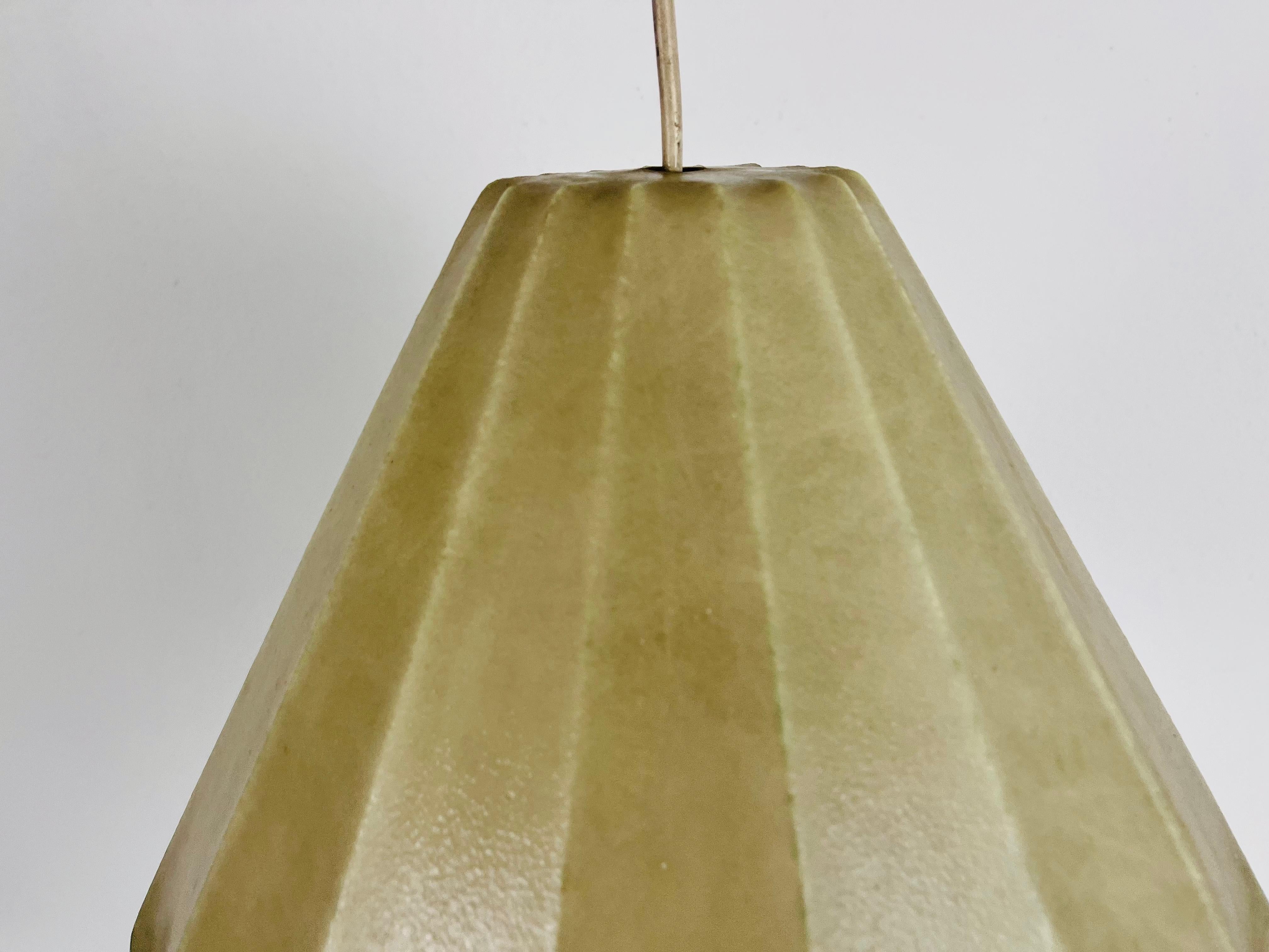 Mid-Century Modern Cocoon Pendant Light, 1960s, Italy For Sale 5