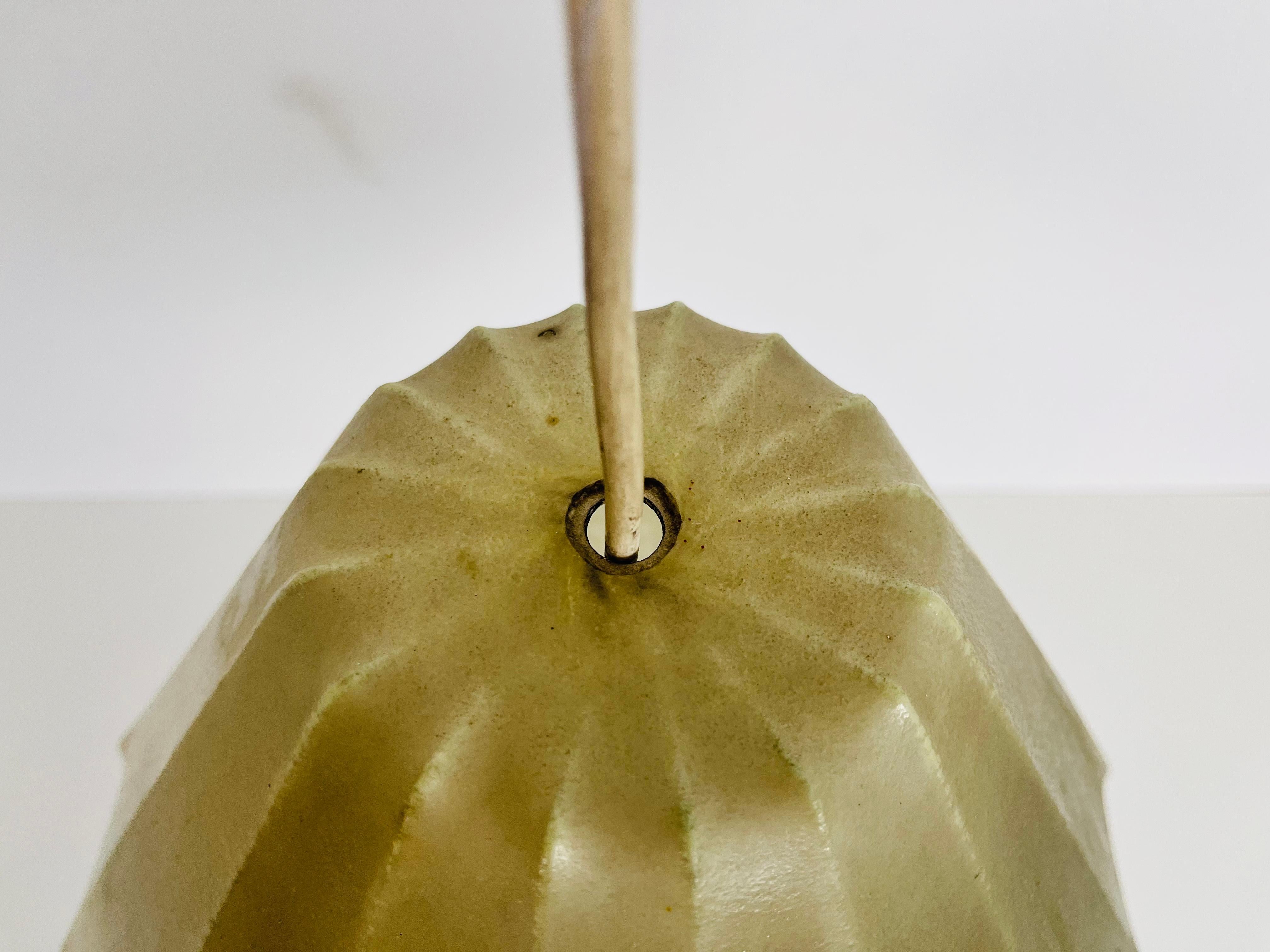 Mid-Century Modern Cocoon Pendant Light, 1960s, Italy For Sale 7