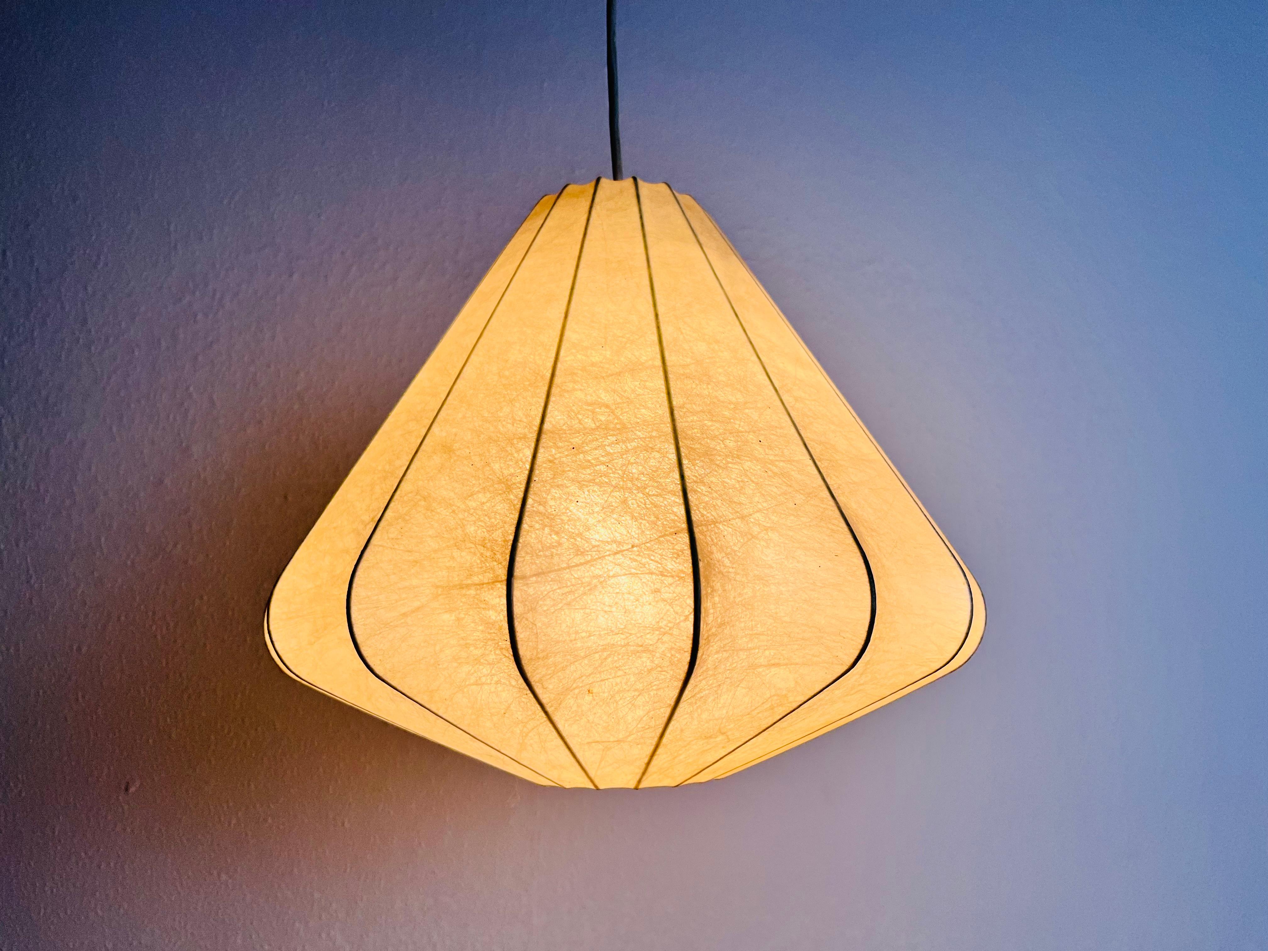 Mid-Century Modern Cocoon Pendant Light, 1960s, Italy For Sale 10