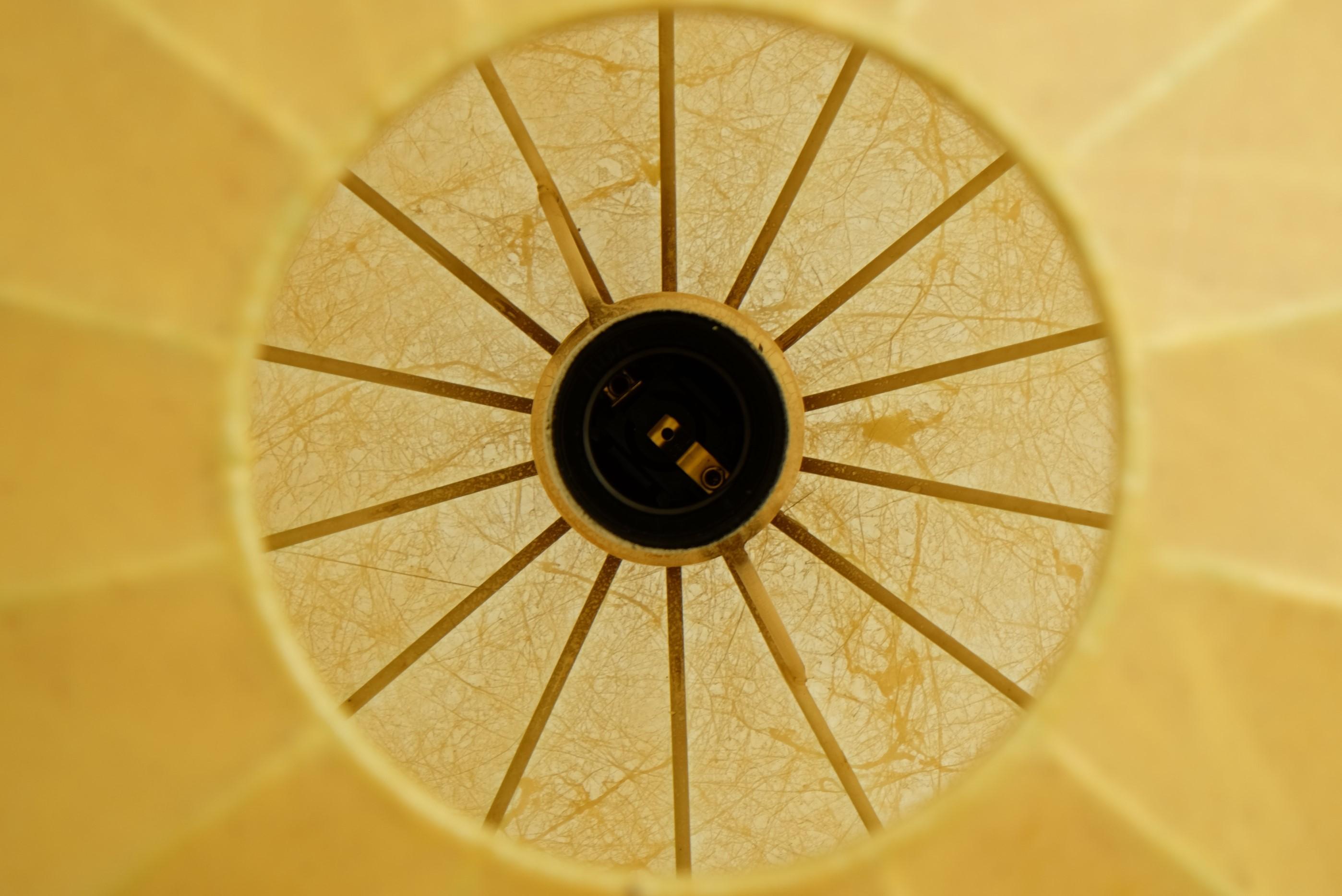 Mid-Century Modern Cocoon Pendant Light, Italy 1960s For Sale 13