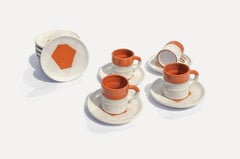 Mid-Century Modern Coffee Set by Willy Dougoud for Atelier Dougoud