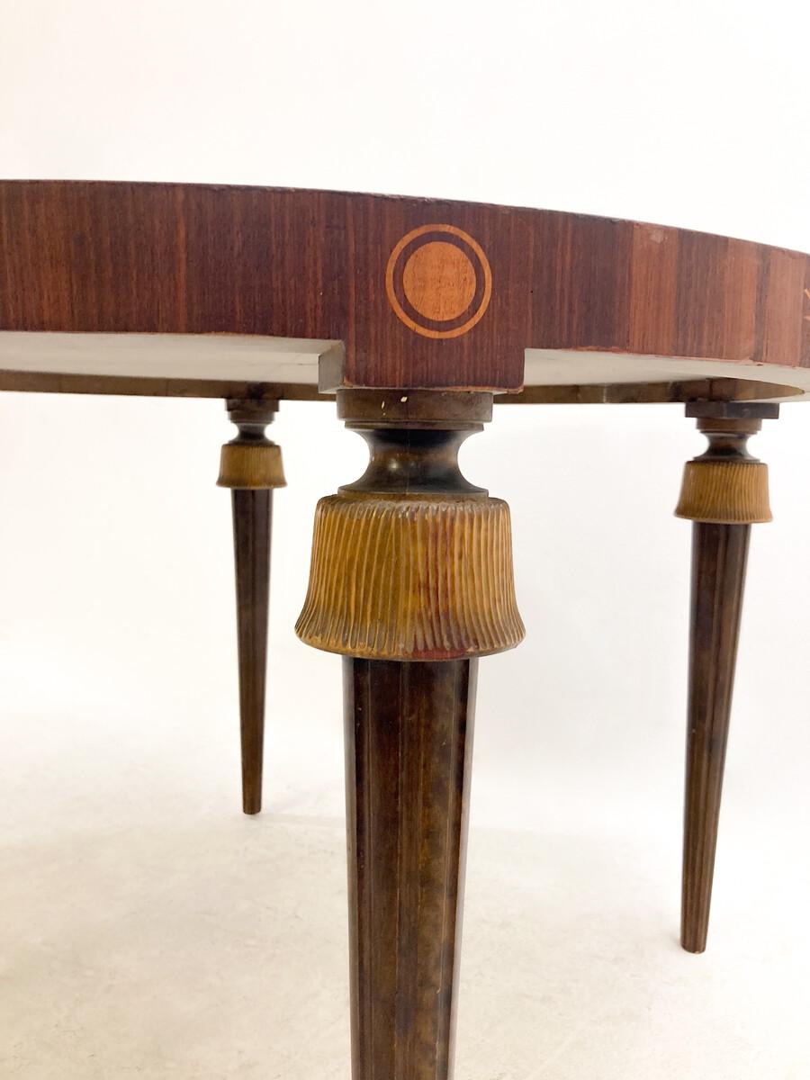 Mid-20th Century Mid-Century Modern Coffee Table attributed to Carl Malmsten, Sweden For Sale