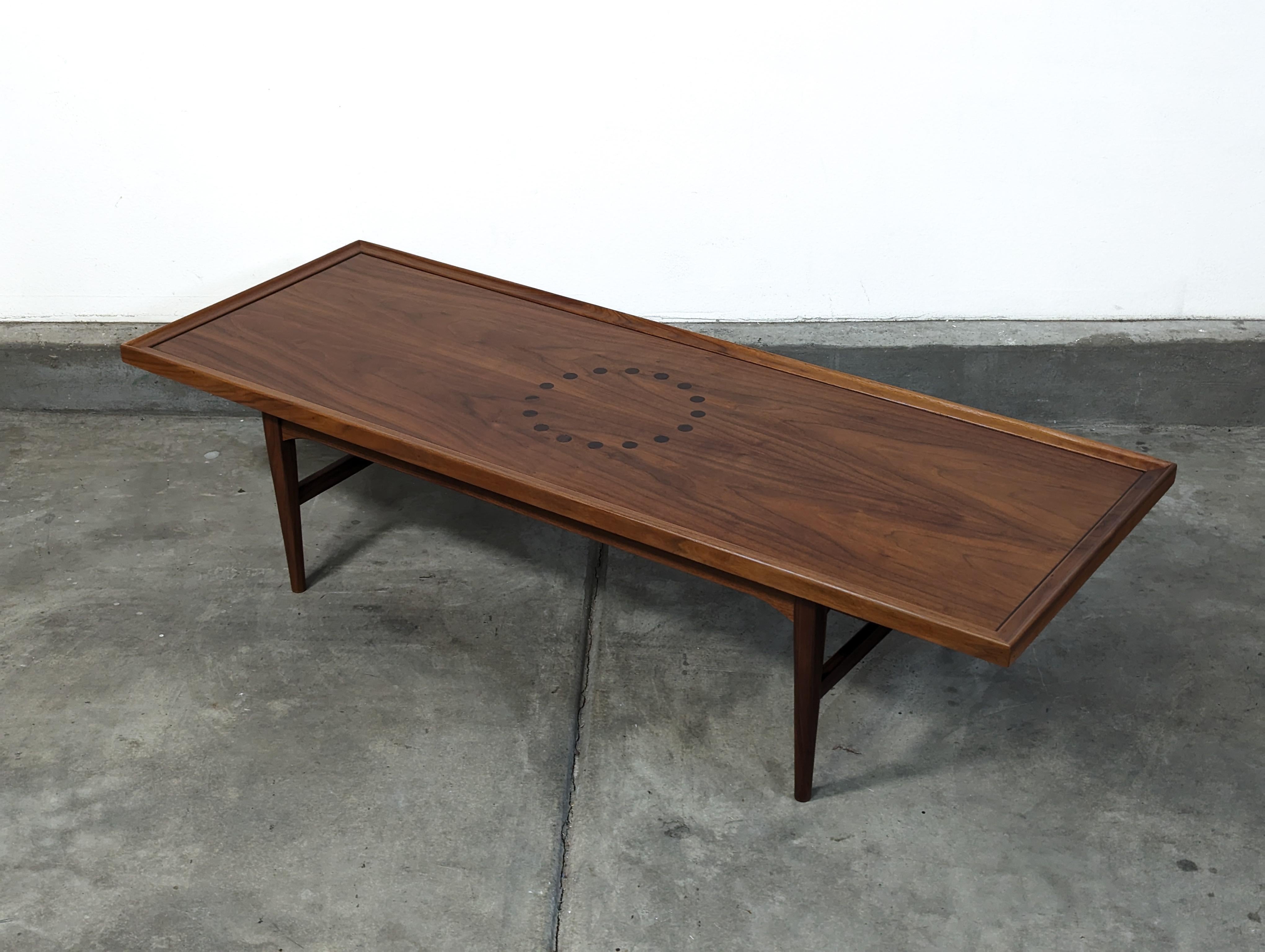 Mid Century Modern Coffee Table By Drexel, Declaration Line, c1960s For Sale 2
