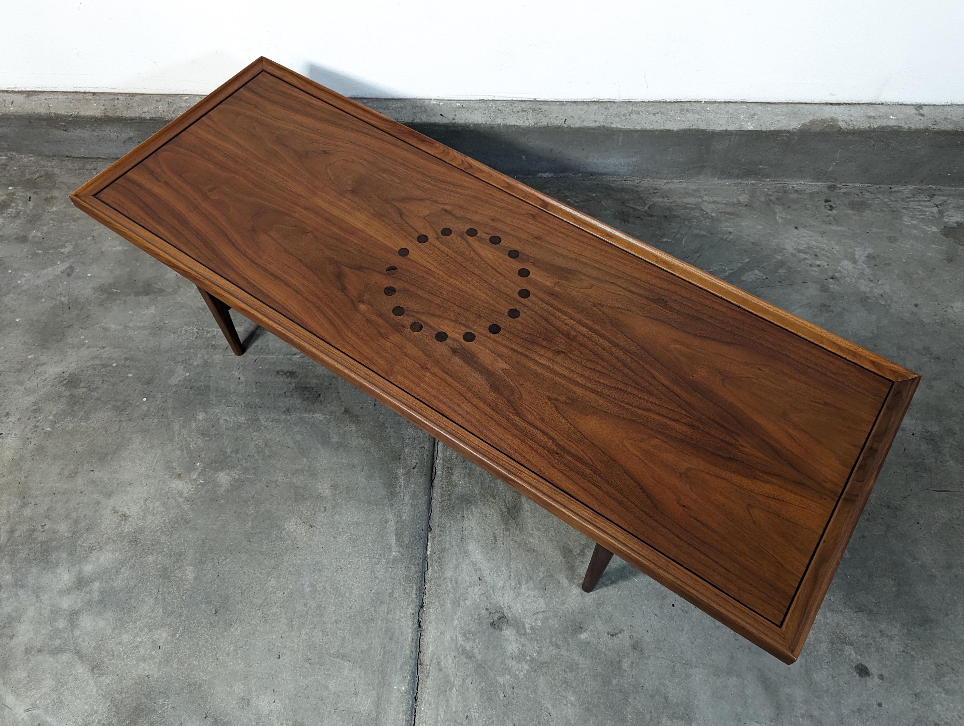 Mid Century Modern Coffee Table By Drexel, Declaration Line, c1960s For Sale 5