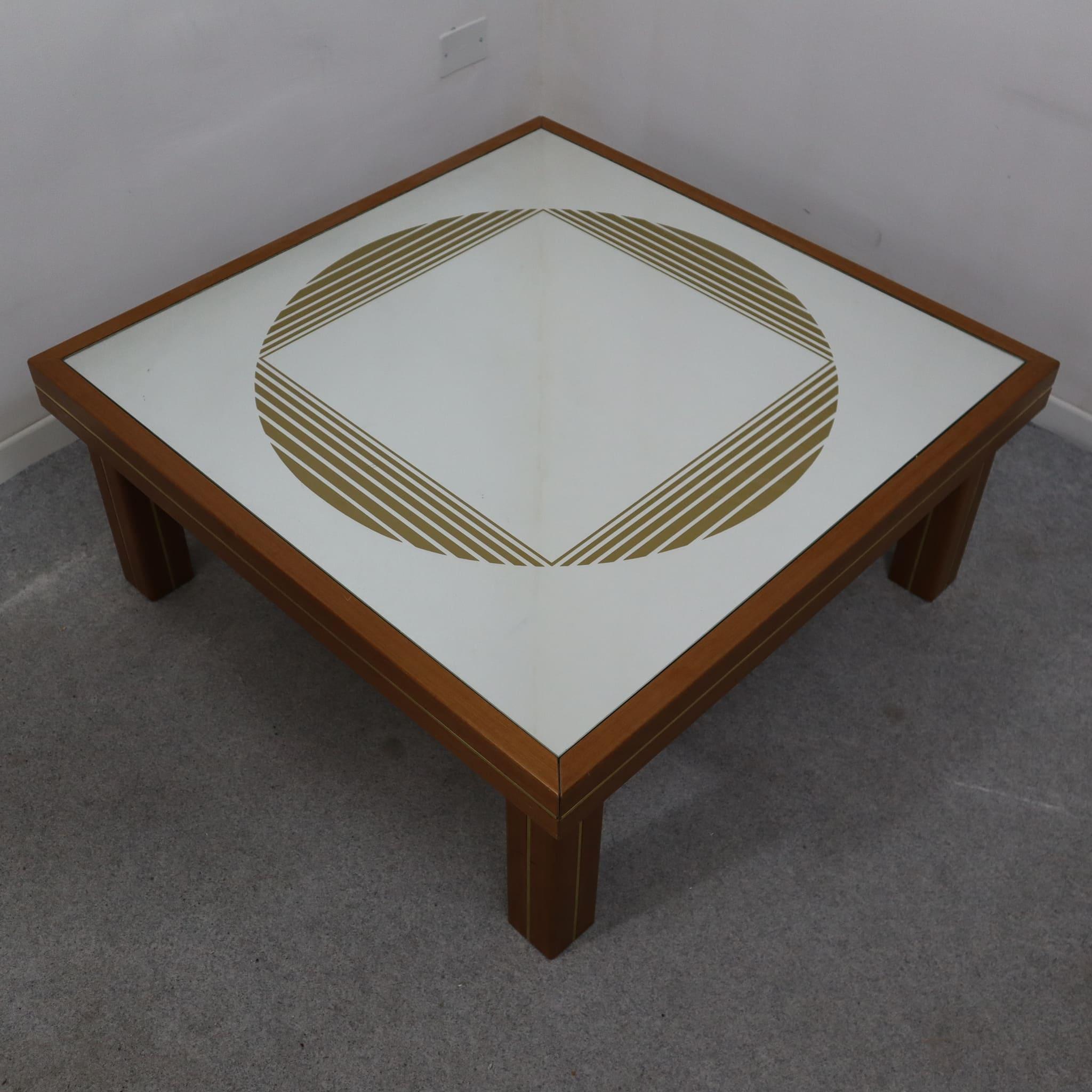 Moderner Couchtisch aus der Mitte des Jahrhunderts von Gianni Celada für Fontana Arte, Italien, 1970er Jahre (Moderne der Mitte des Jahrhunderts) im Angebot