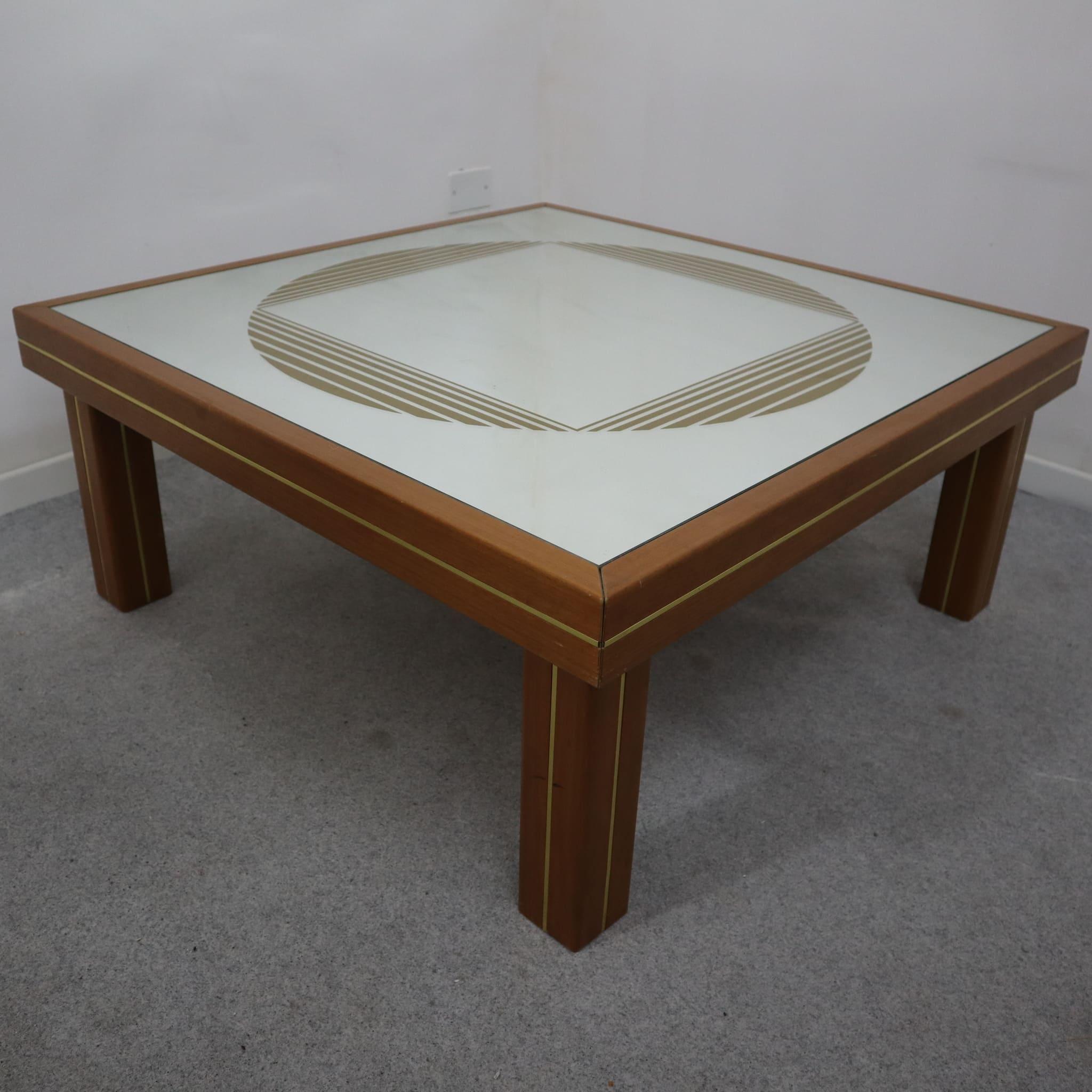 Moderner Couchtisch aus der Mitte des Jahrhunderts von Gianni Celada für Fontana Arte, Italien, 1970er Jahre im Zustand „Gut“ im Angebot in Nicolosi, IT