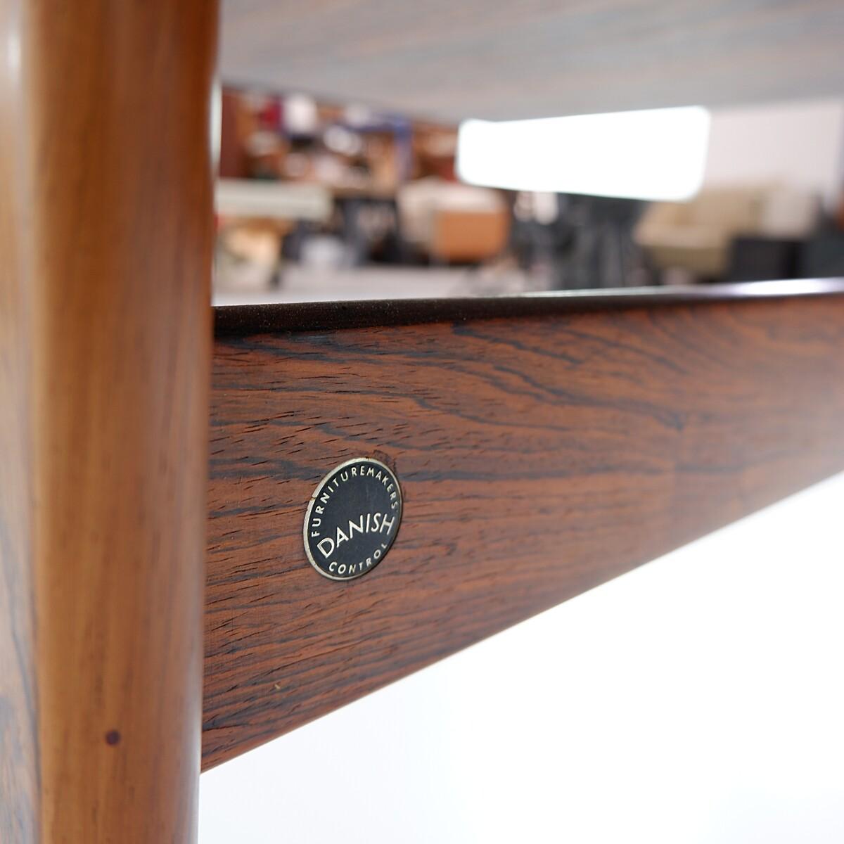 Wood Mid-Century Modern Coffee Table by Illum Wikkelso, Koefoed's Mobelfabrik For Sale
