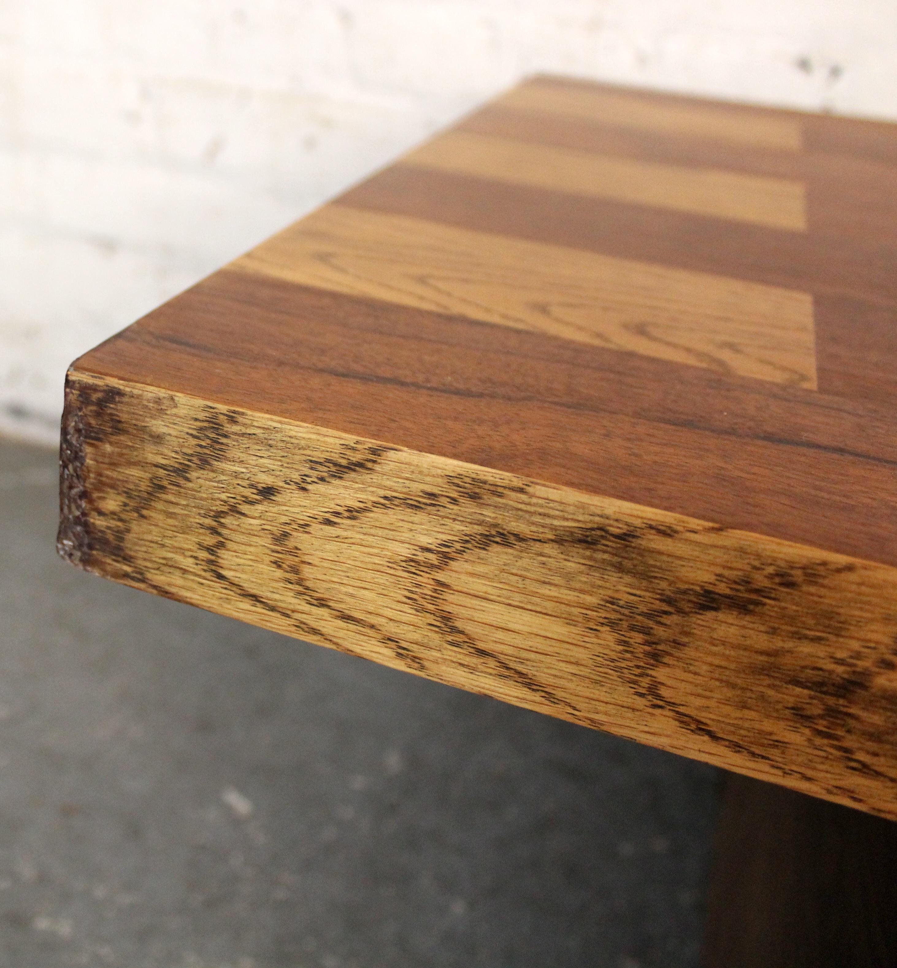 Mid-Century Modern Coffee Table by Lane in Oak and Walnut For Sale 8