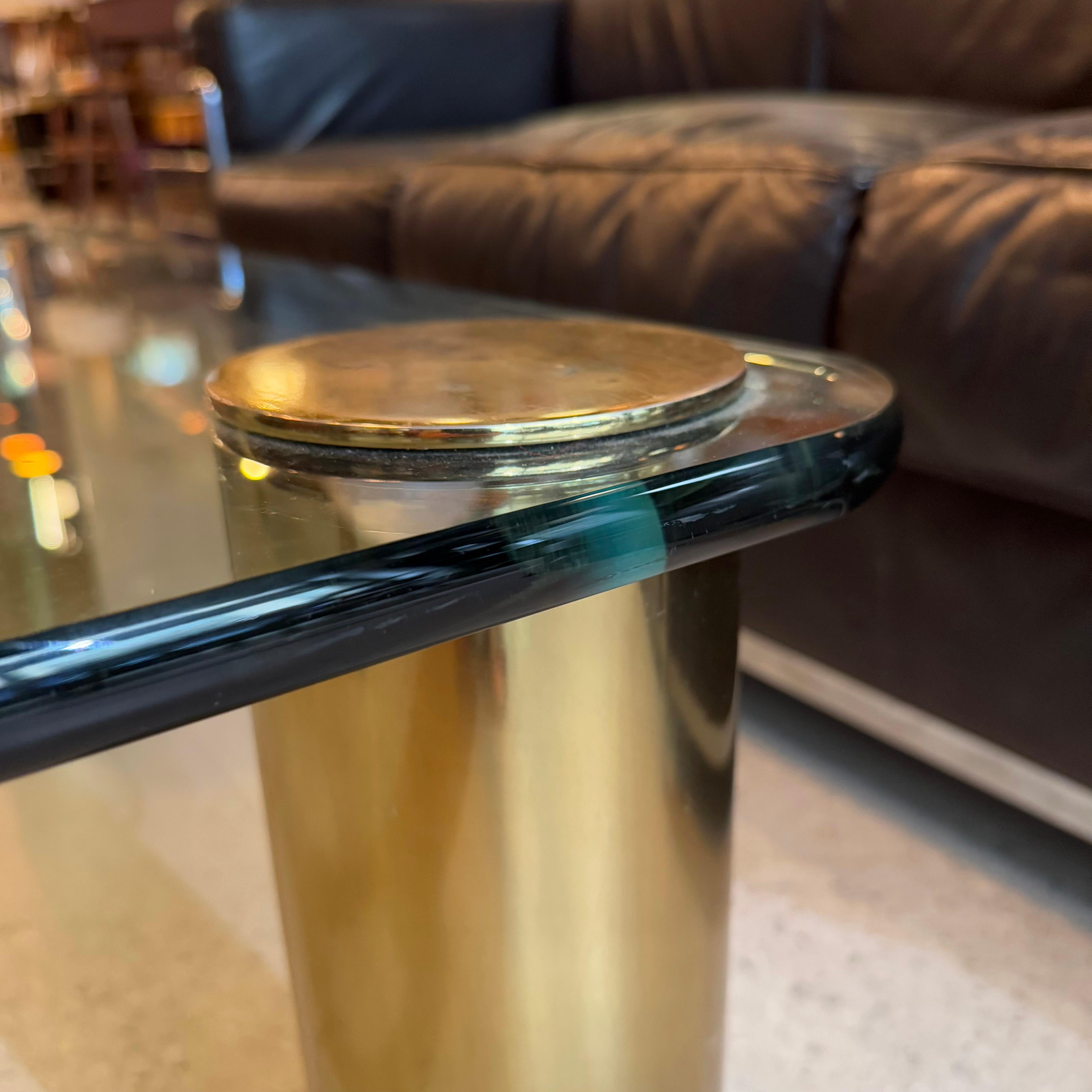 Brass Mid Century Modern Coffee Table By Leon Rosen For The Pace Collection For Sale