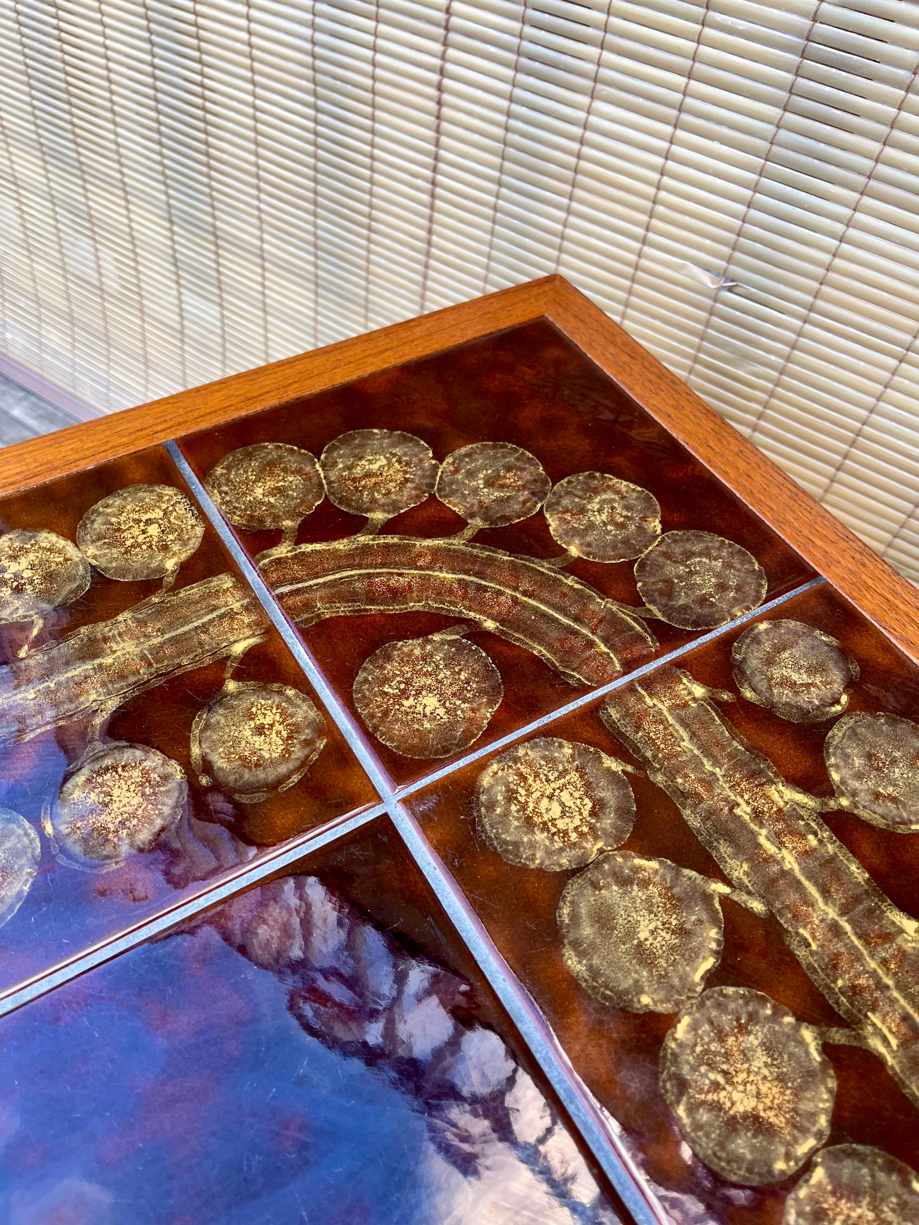 Table basse moderne du milieu du siècle par Moluna Møbler, Danemark Circa 1970 en vente 4