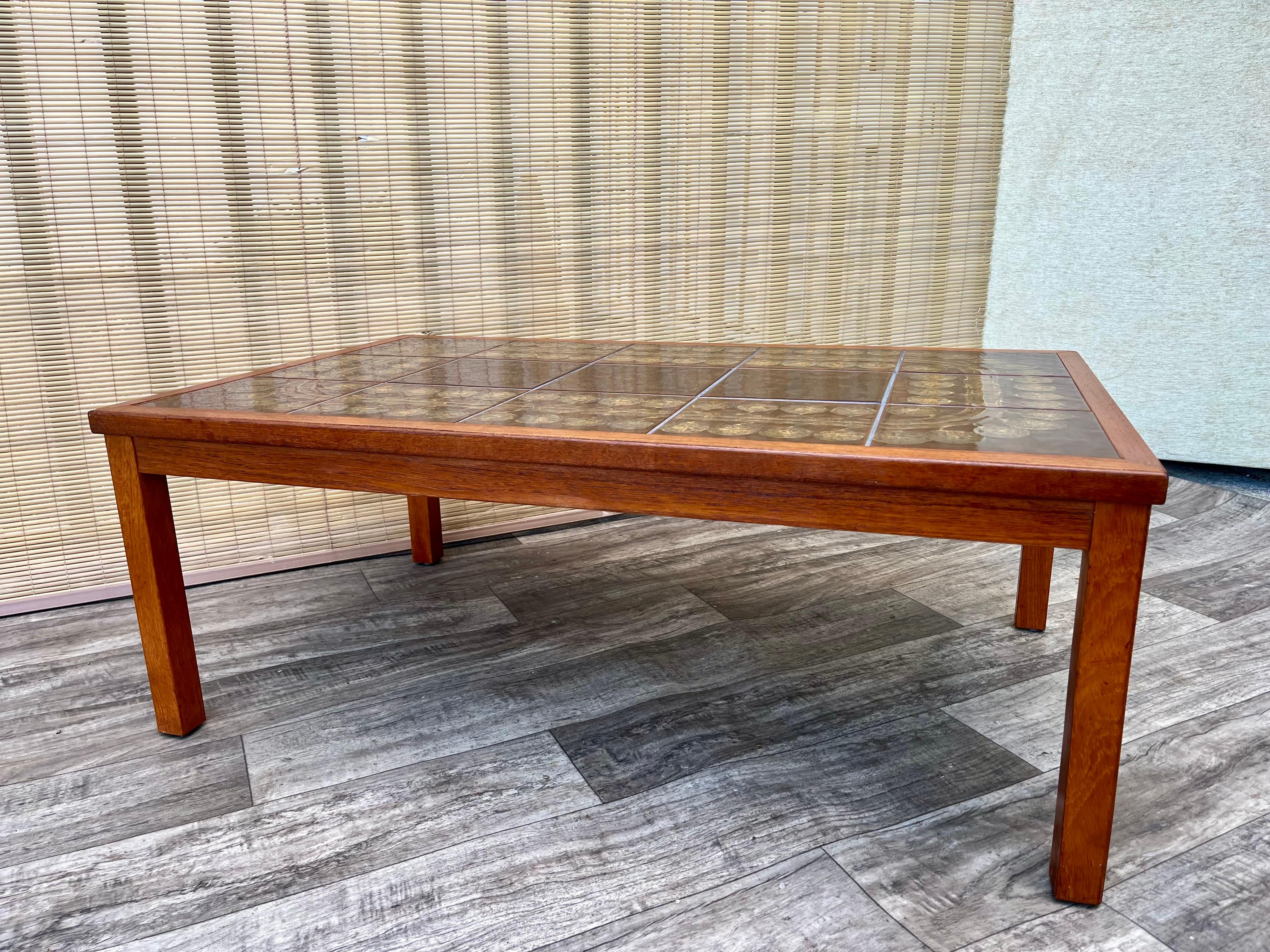 Table basse moderne du milieu du siècle par Moluna Møbler, Danemark Circa 1970 en vente 8
