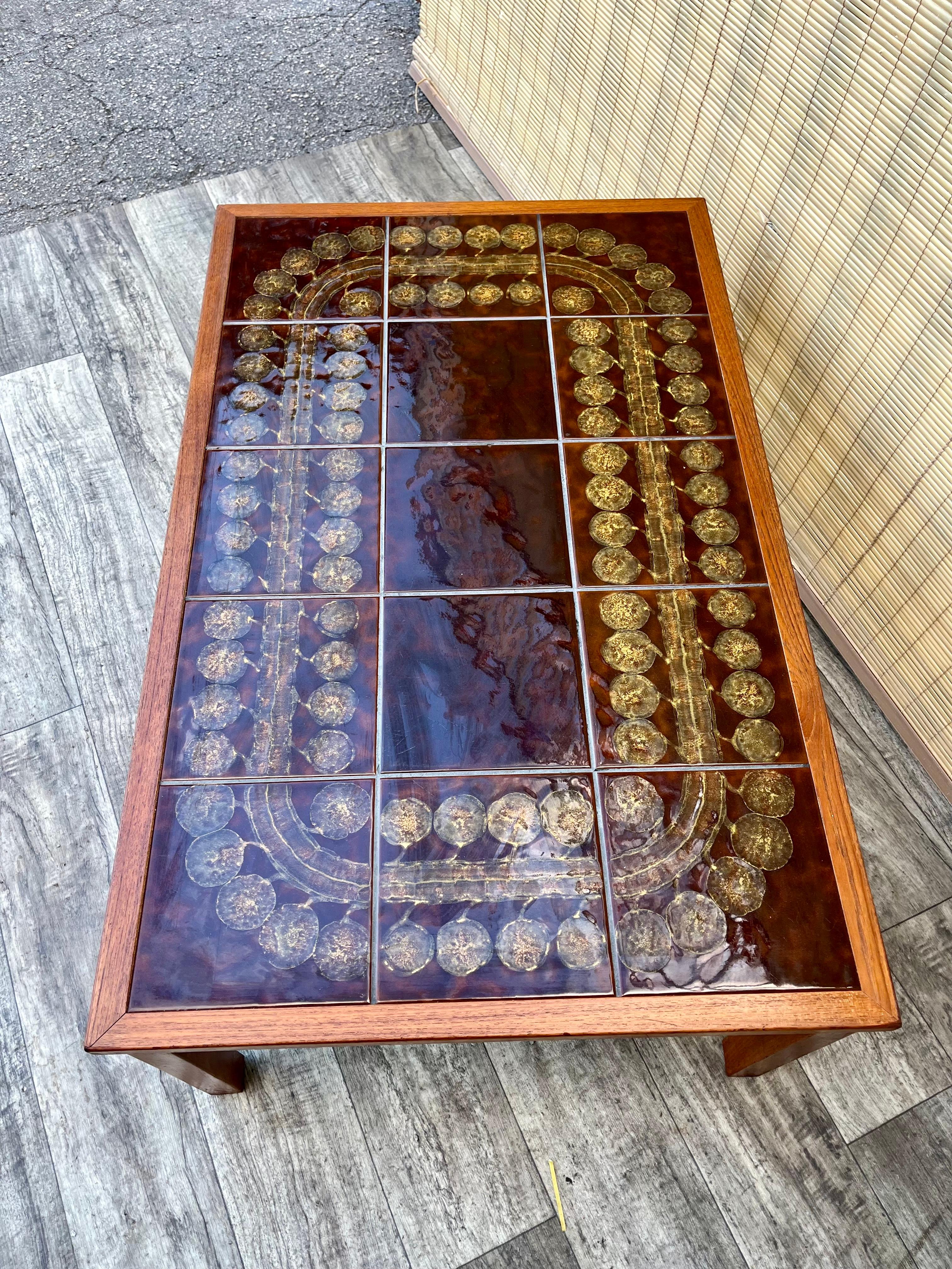 Table basse moderne du milieu du siècle par Moluna Møbler, Danemark Circa 1970 en vente 1