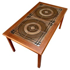 Mid Century Modern Coffee Table by Poul H. Poulsen for Gangsø Møbler, Denmark.