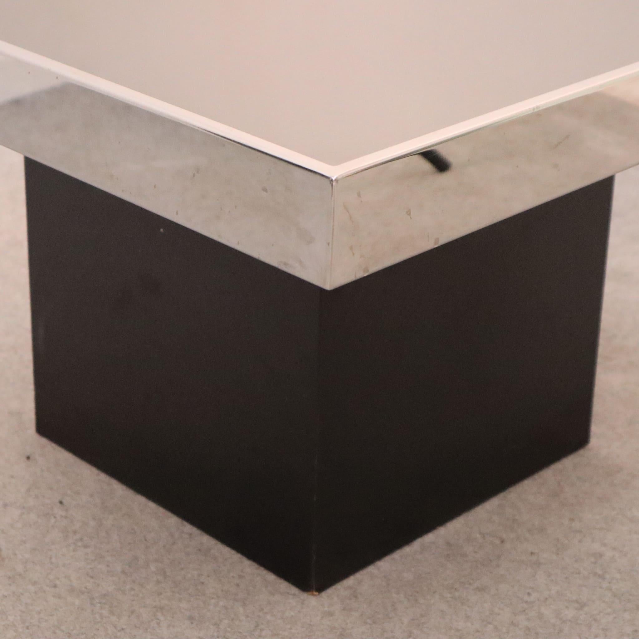 italien Table basse moderne du milieu du siècle dernier par Willy Rizzo pour Cidue, Italie, 1970 en vente