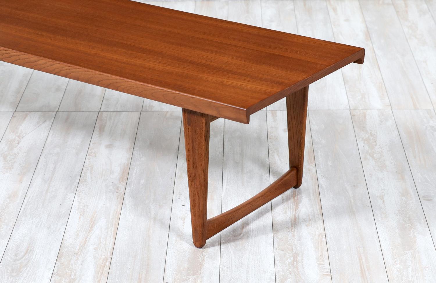 Wood Mid-Century Modern Coffee Table by Yngve Ekstrom for Westbergs Mobler For Sale