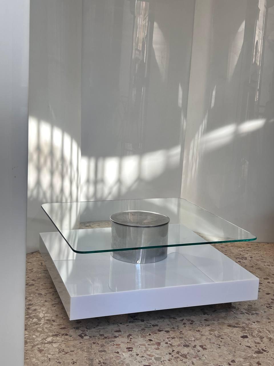 Italian Table basse moderne du milieu du siècle, design Marco Fantoni pour Tecno, Italie, 1970 en vente