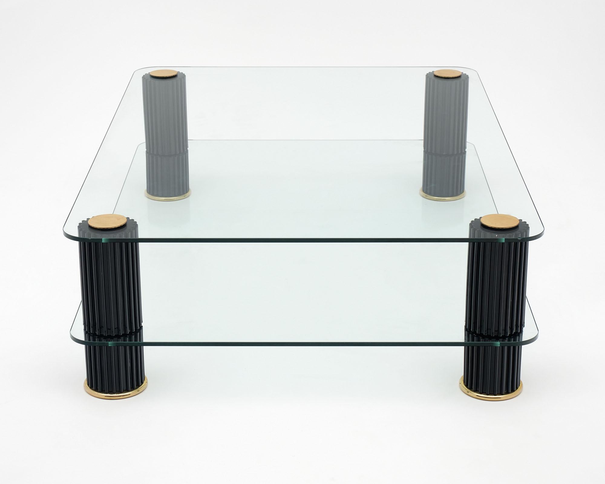 Laiton Table Basse Moderne Milieu du Siècle en vente