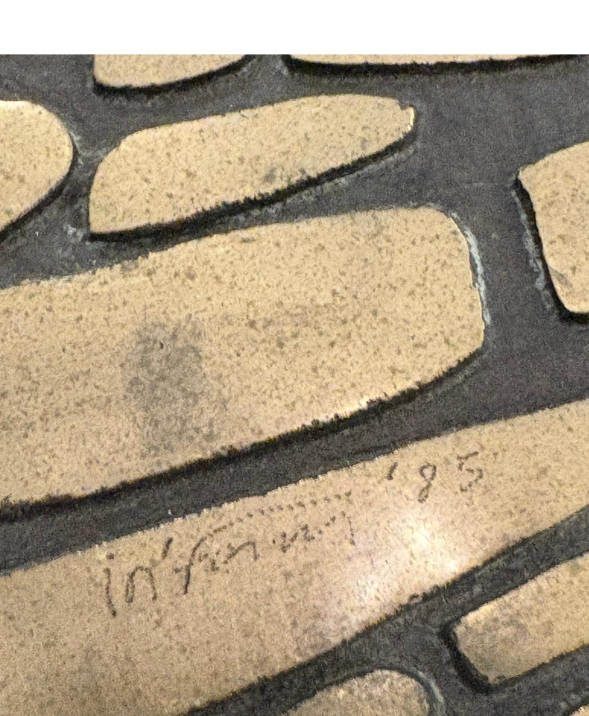 Table basse moderne du milieu du siècle en bronze, Belgique en vente 5