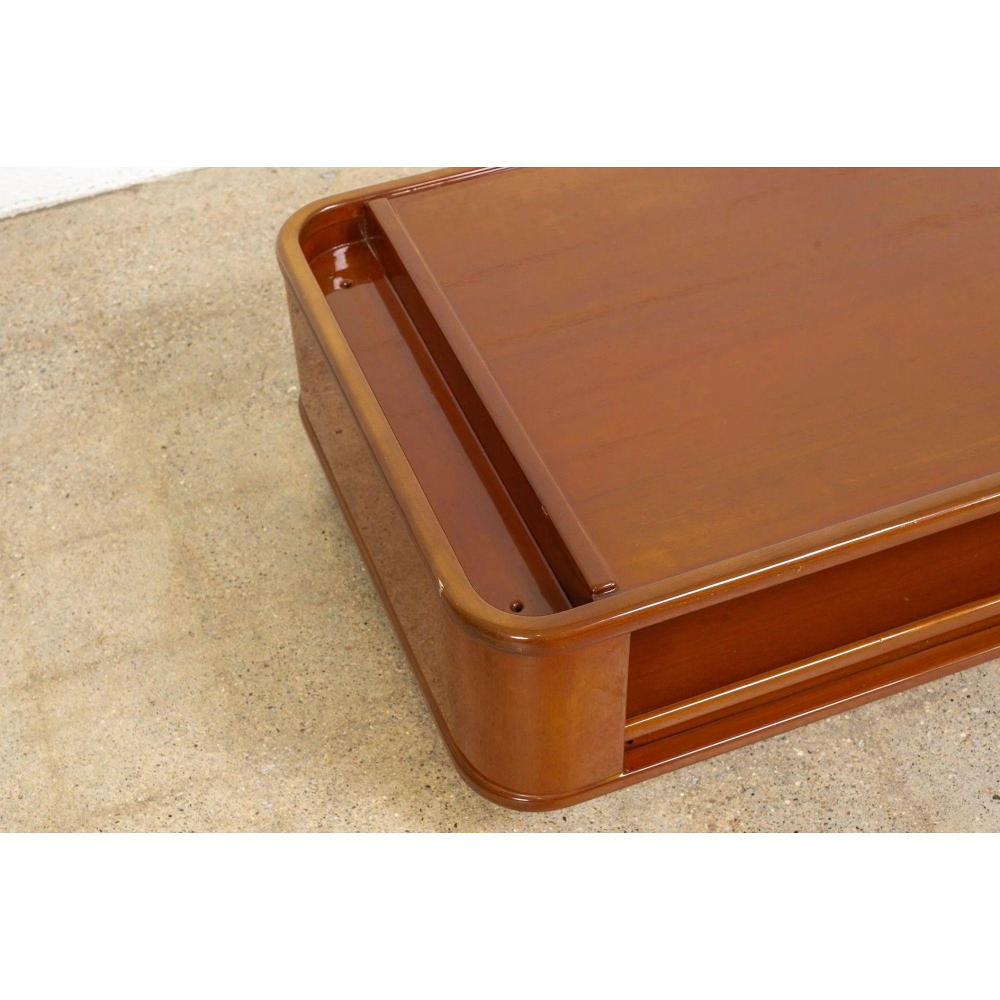 Mid-Century Modern Coffee Table in Lacquered Wood, 1970s 5
