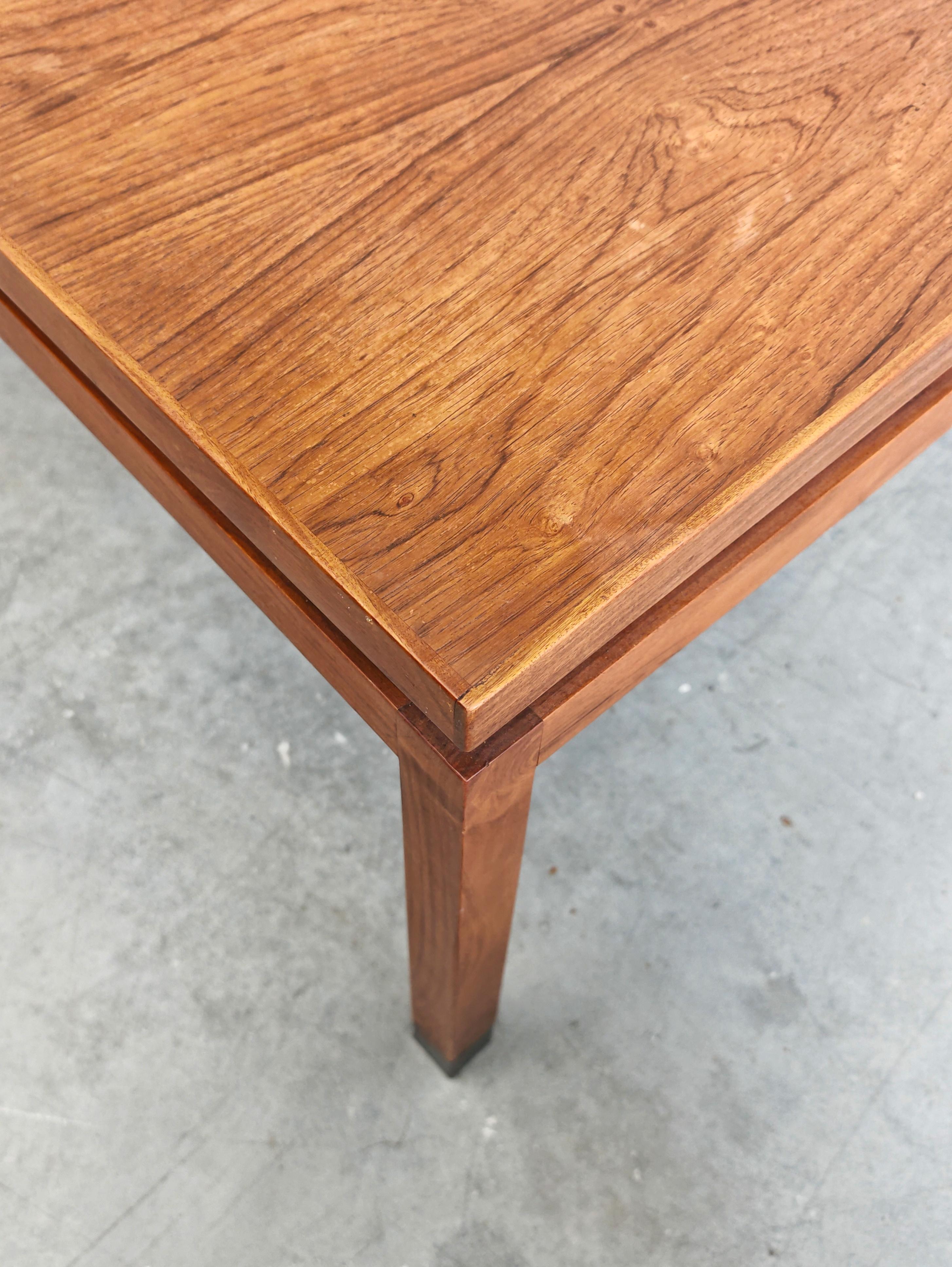 Mid-20th Century Mid Century Modern Coffee Table in solid teak, Denmark 1960s For Sale