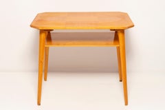 Mid-Century Modern Coffee Table, Light Wood, Europe, 1960s