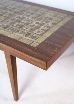 Tavolino in palissandro di Severin Hansen per Haslev Møbelfabrik del 1960